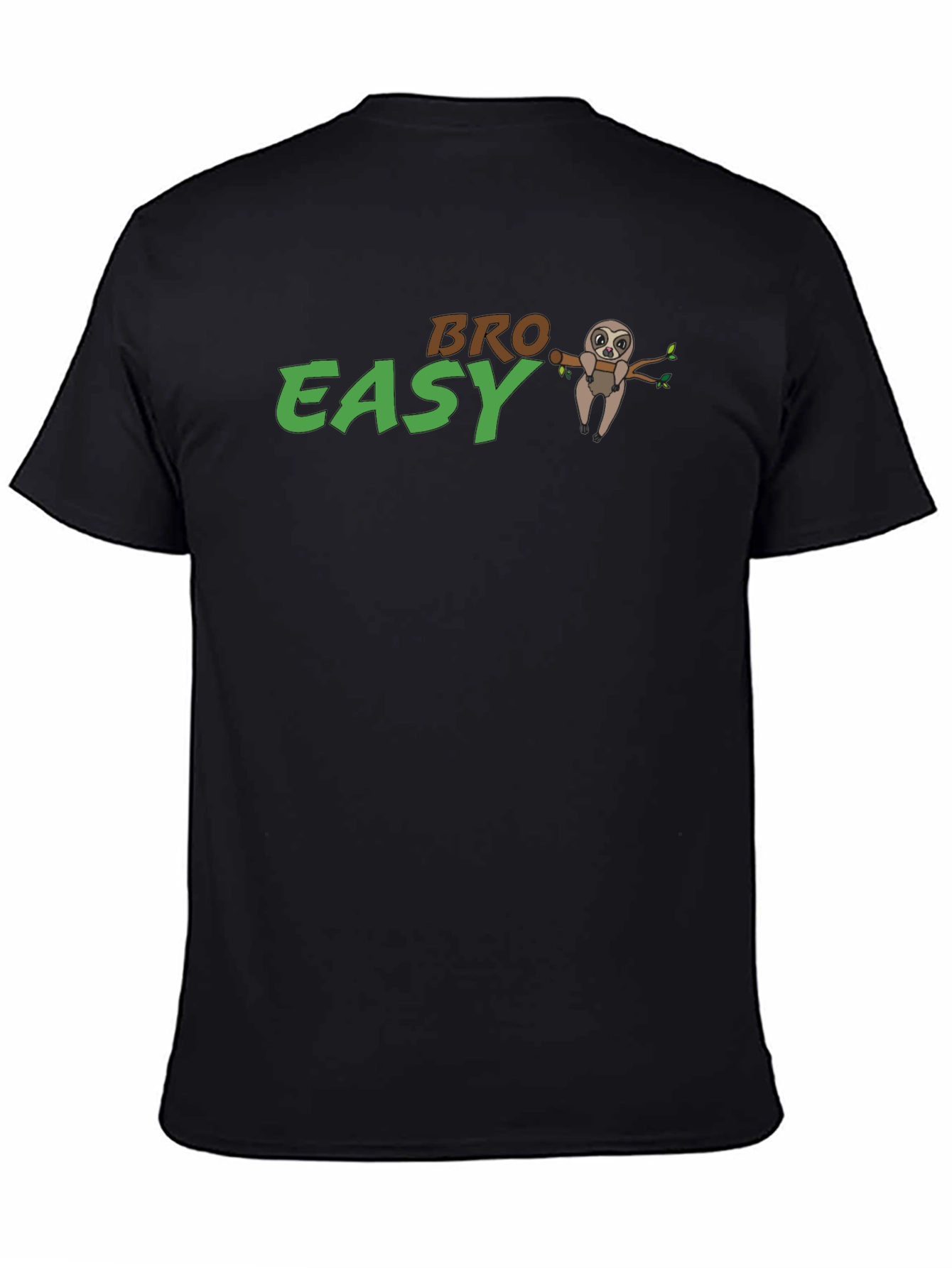 Bro Easy Sloth Graphic T-Shirt - Relaxed Fit