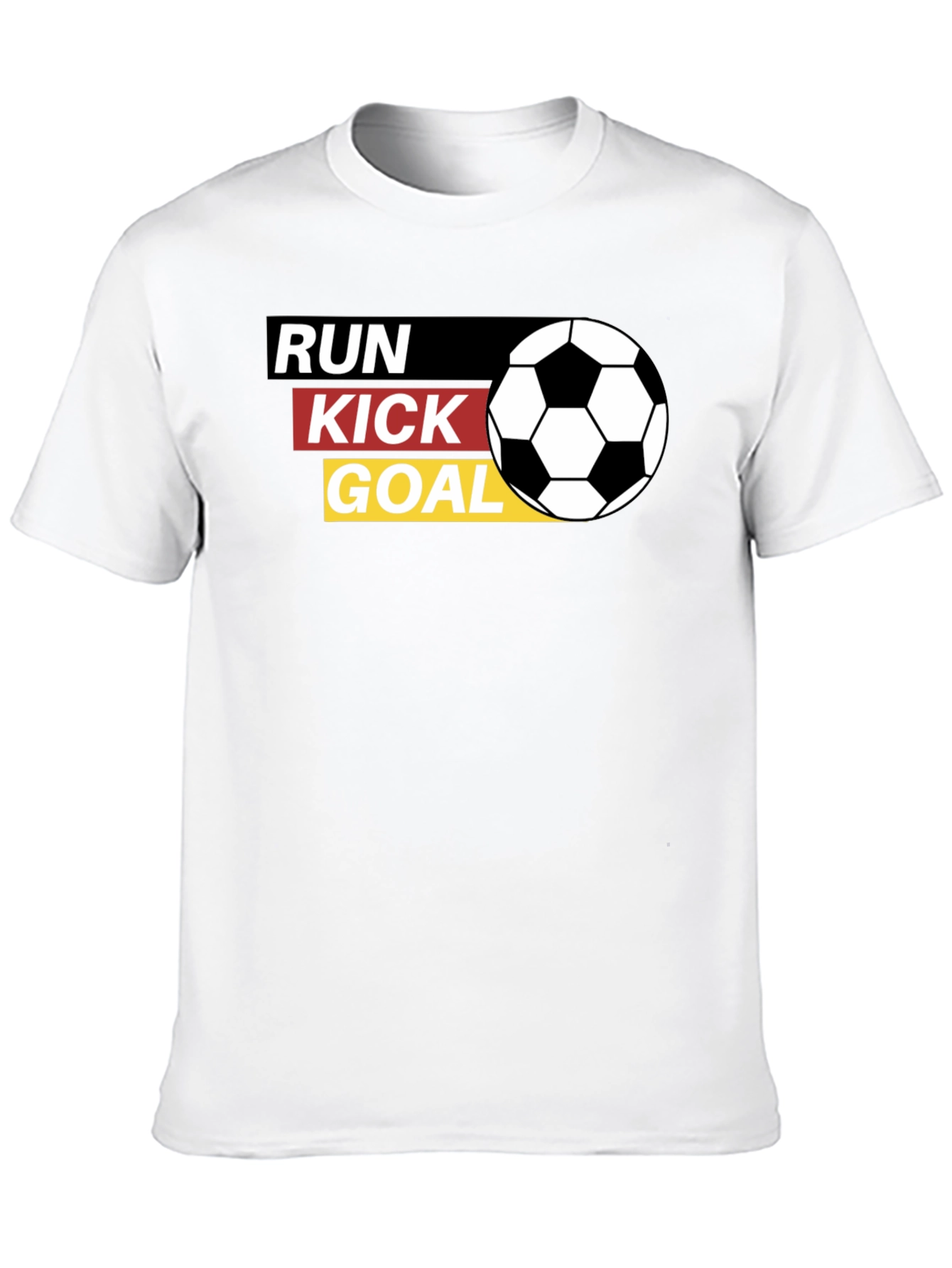 Run Kick Goal Soccer T-Shirt