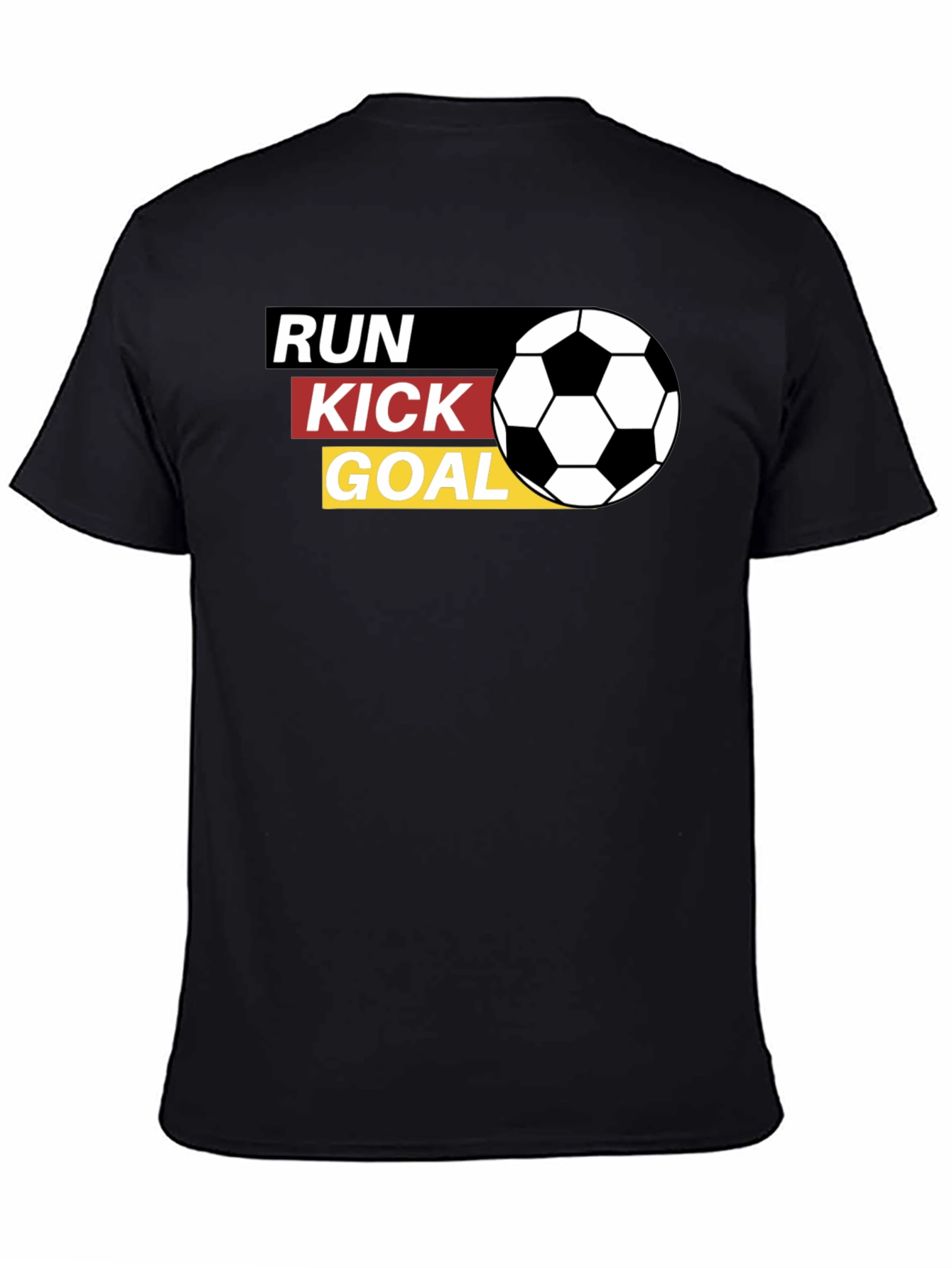 Run Kick Goal Soccer T-Shirt