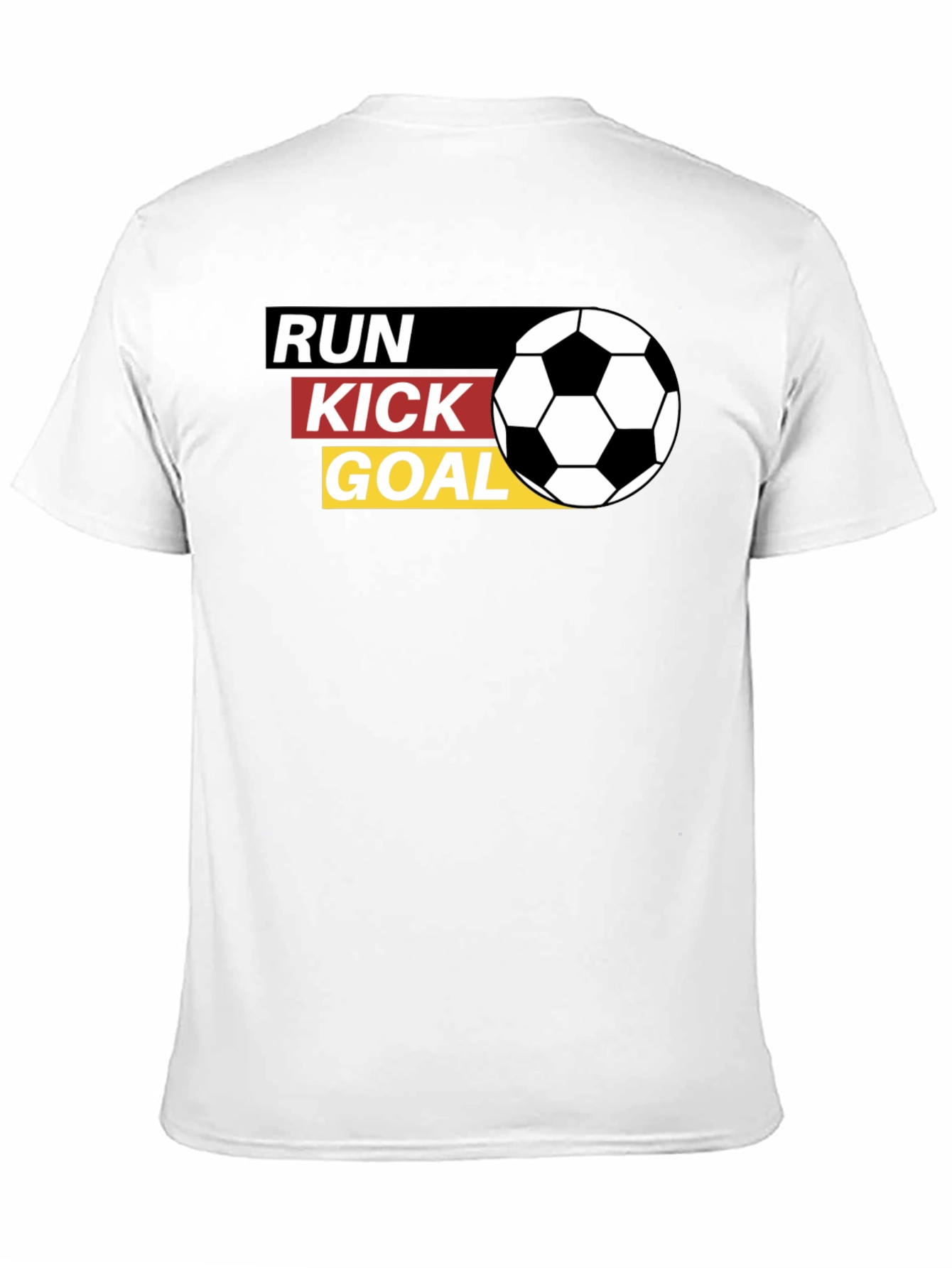 Run Kick Goal Soccer T-Shirt