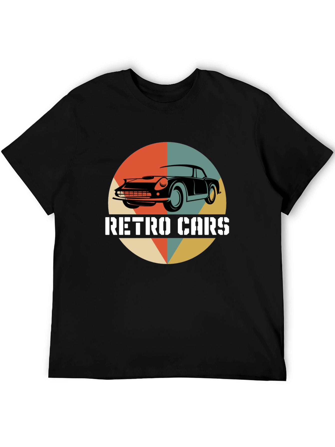 Retro Cars Graphic Tee - Vintage Automotive Style