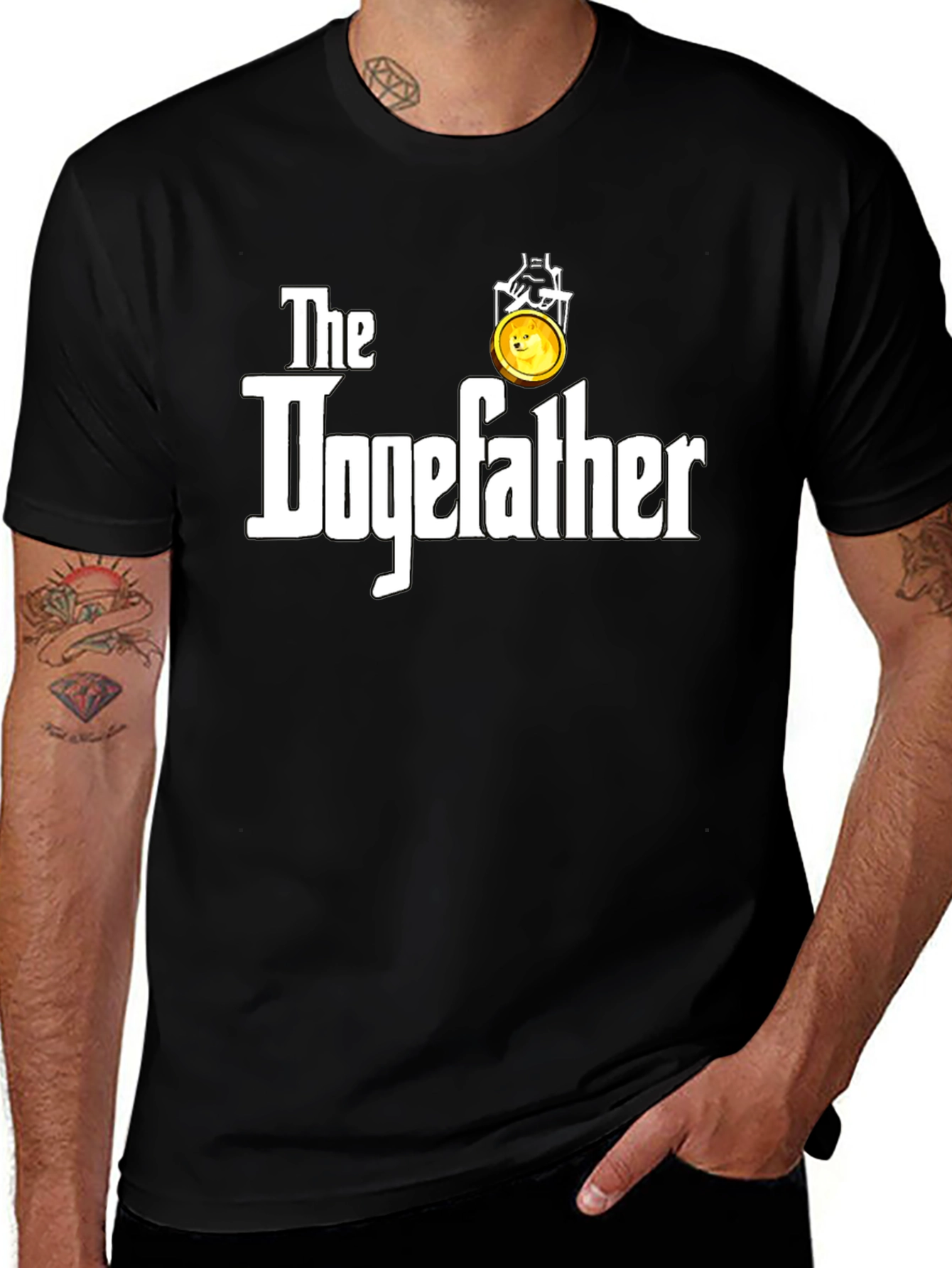 The Dogefather T-Shirt - Meme Crypto