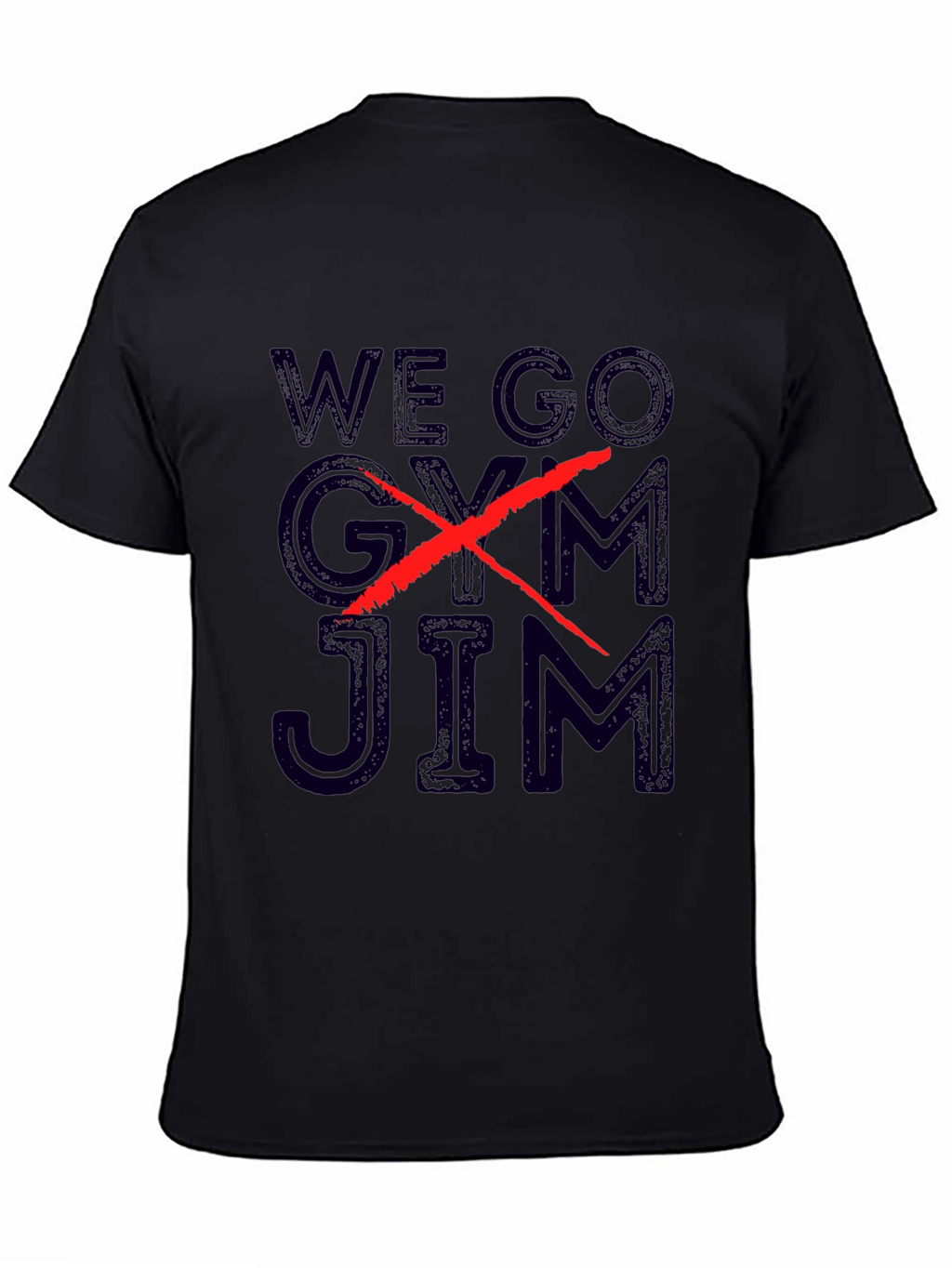 We Go Jim T-Shirt - Black Graphic Tee