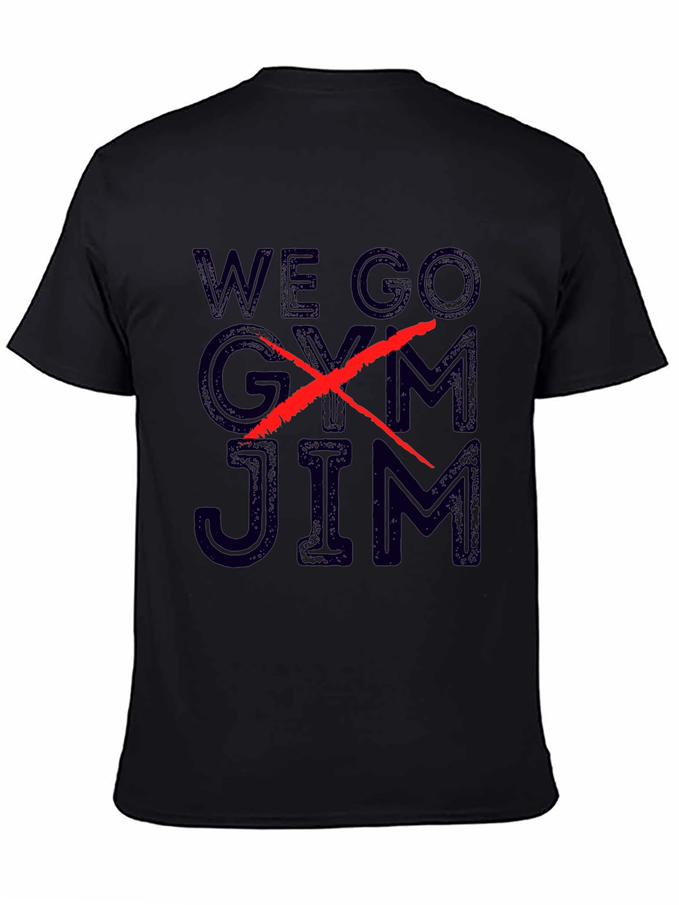 We Go Jim T-Shirt - Black Graphic Tee