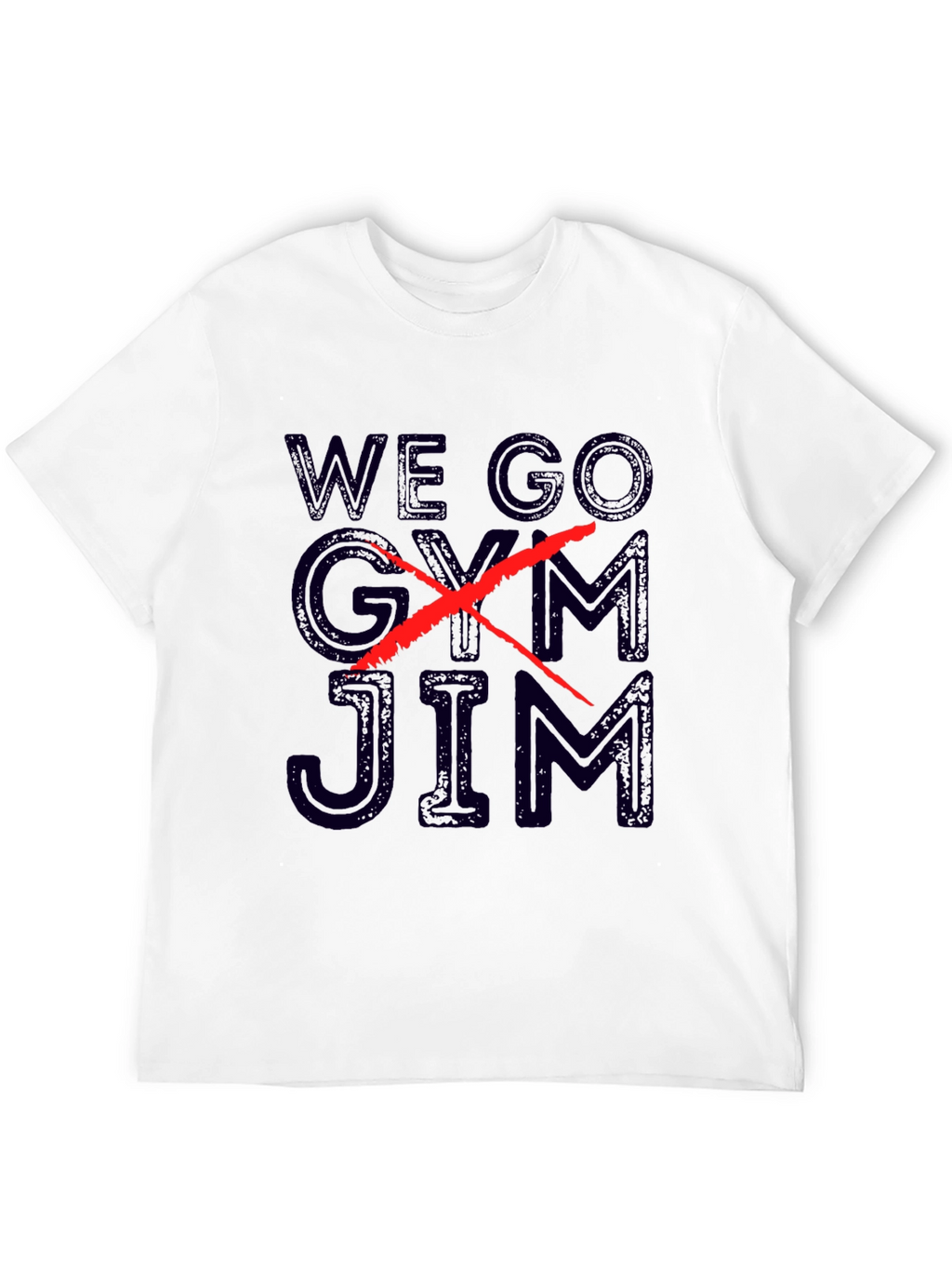We Go Jim T-Shirt - Black Graphic Tee