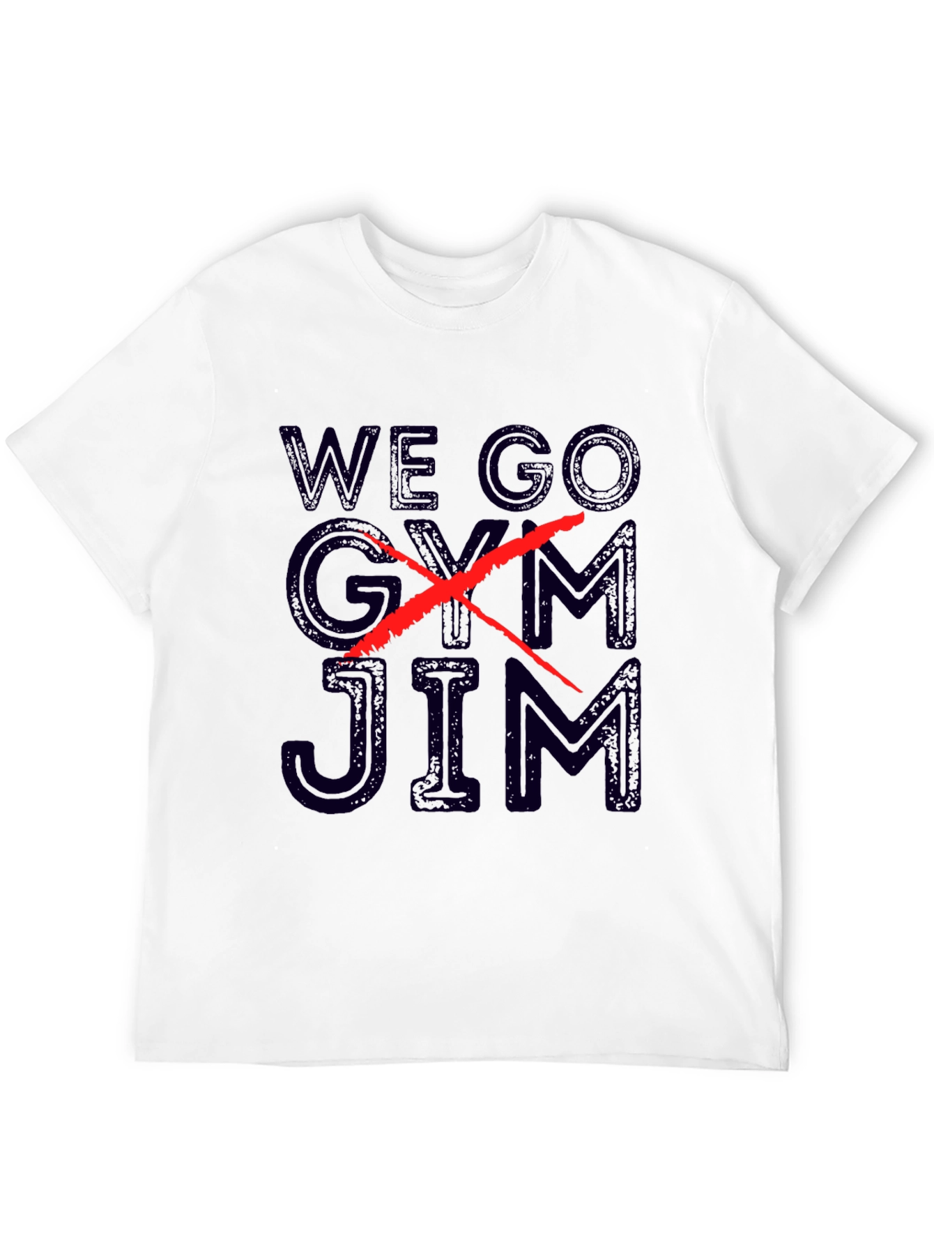 We Go Jim T-Shirt - Black Graphic Tee