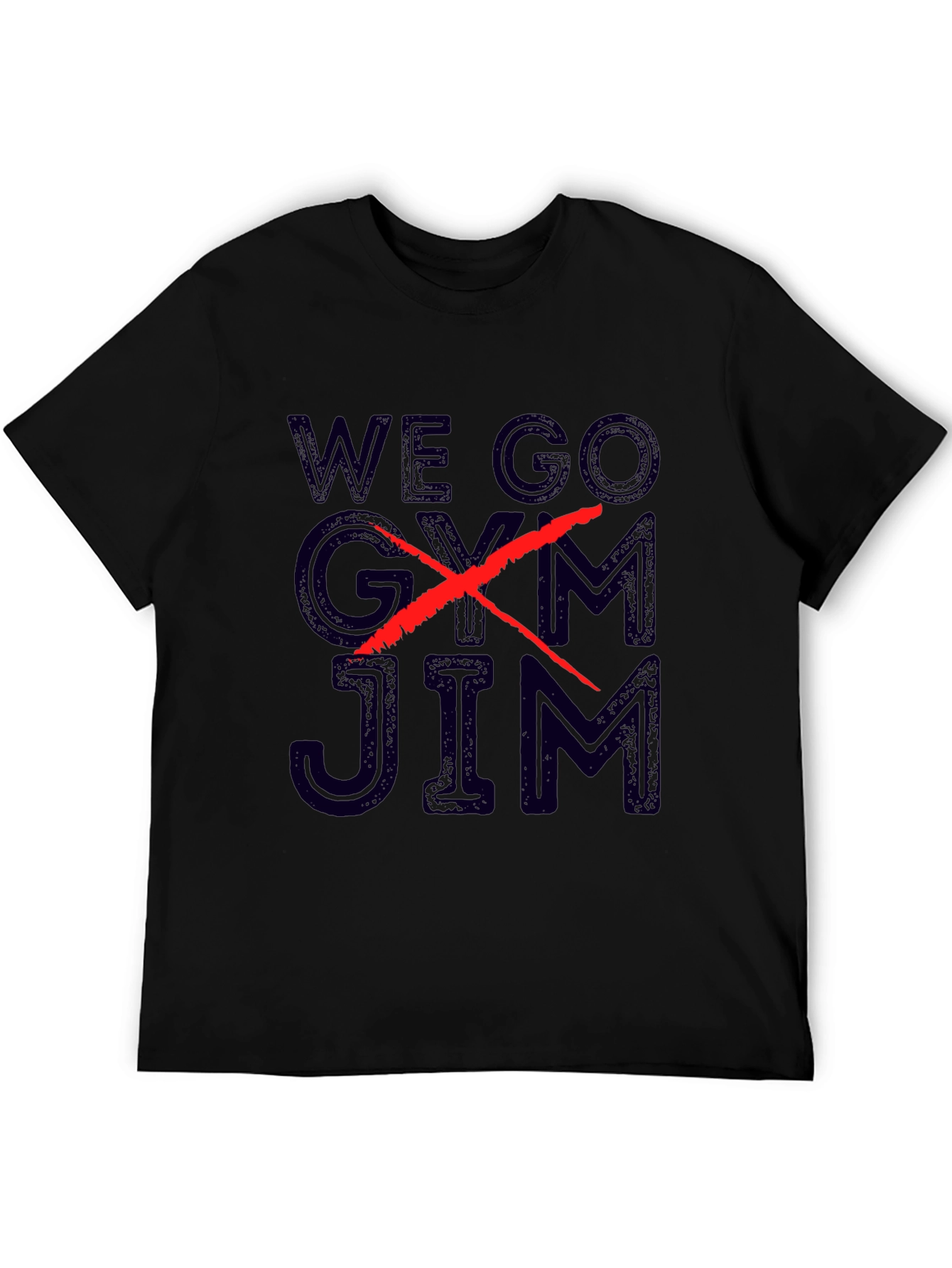 We Go Jim T-Shirt - Black Graphic Tee