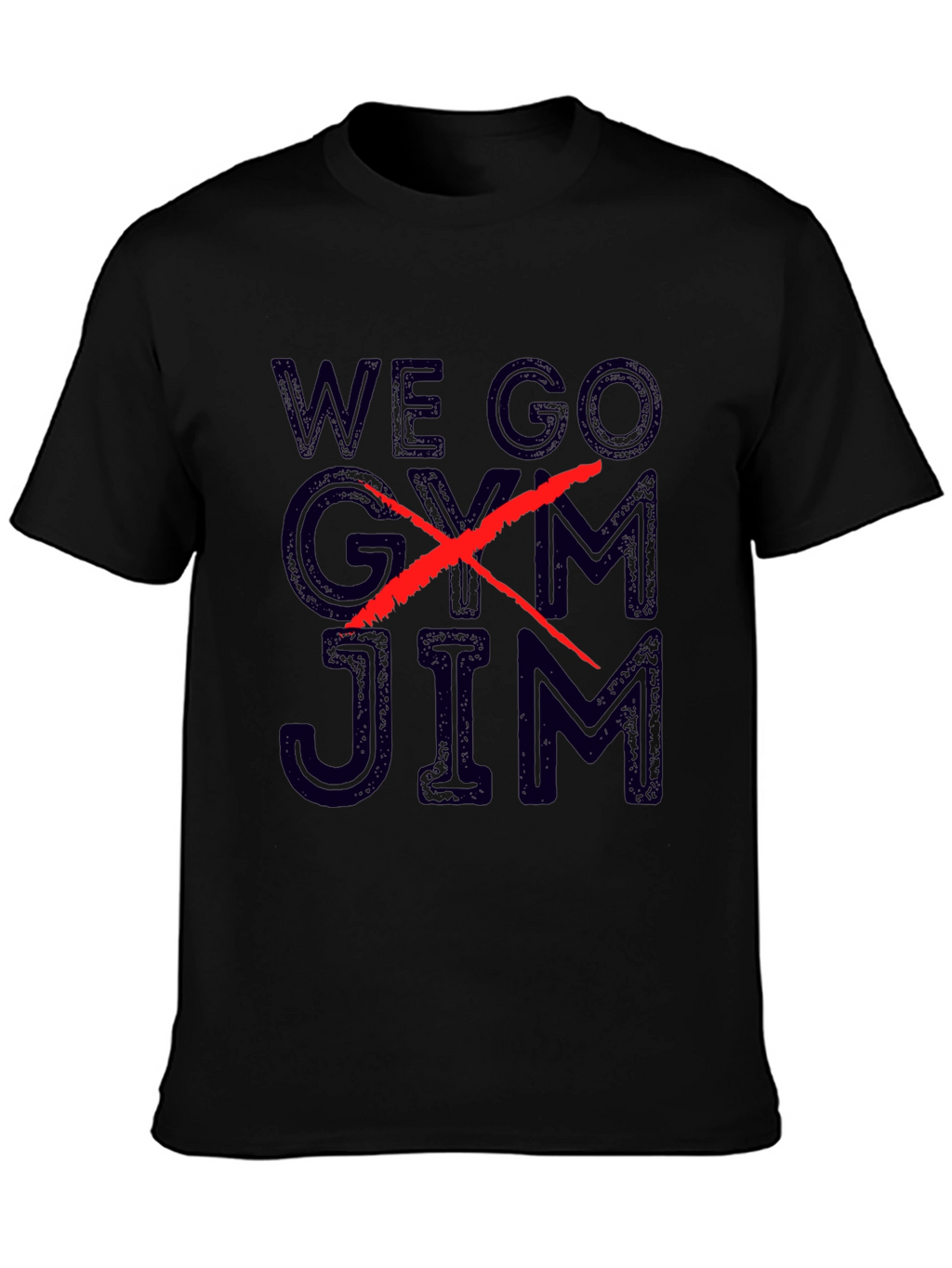 We Go Jim T-Shirt - Black Graphic Tee
