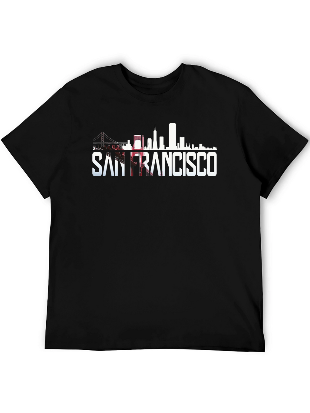 San Francisco Skyline Graphic Tee - Black