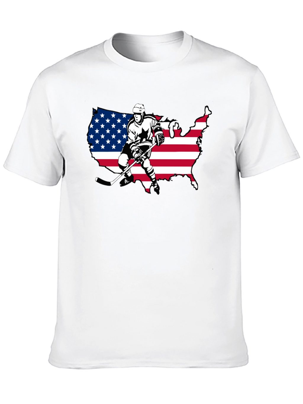 USA Hockey Graphic Tee - Patriotic Style