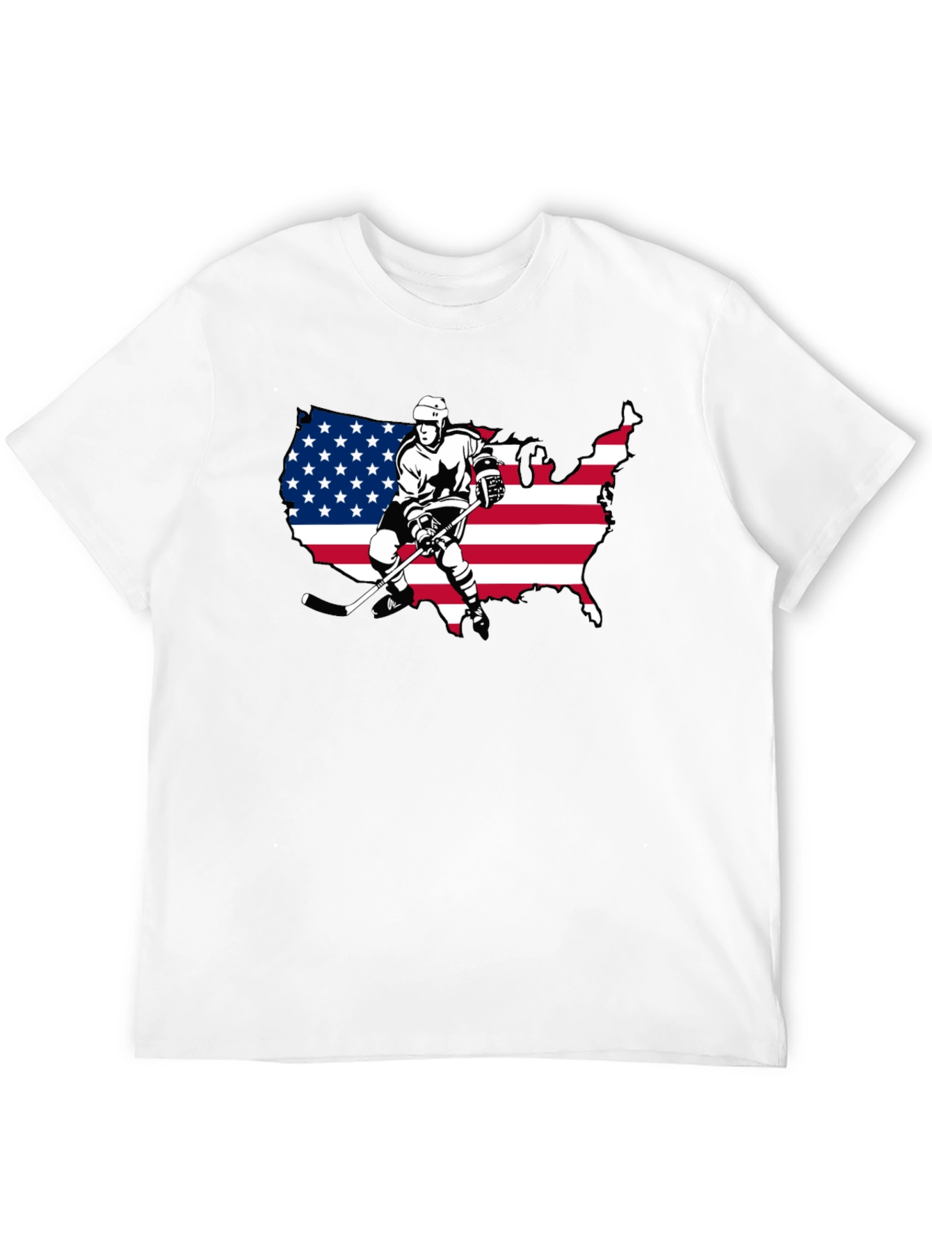 USA Hockey Graphic Tee - Patriotic Style
