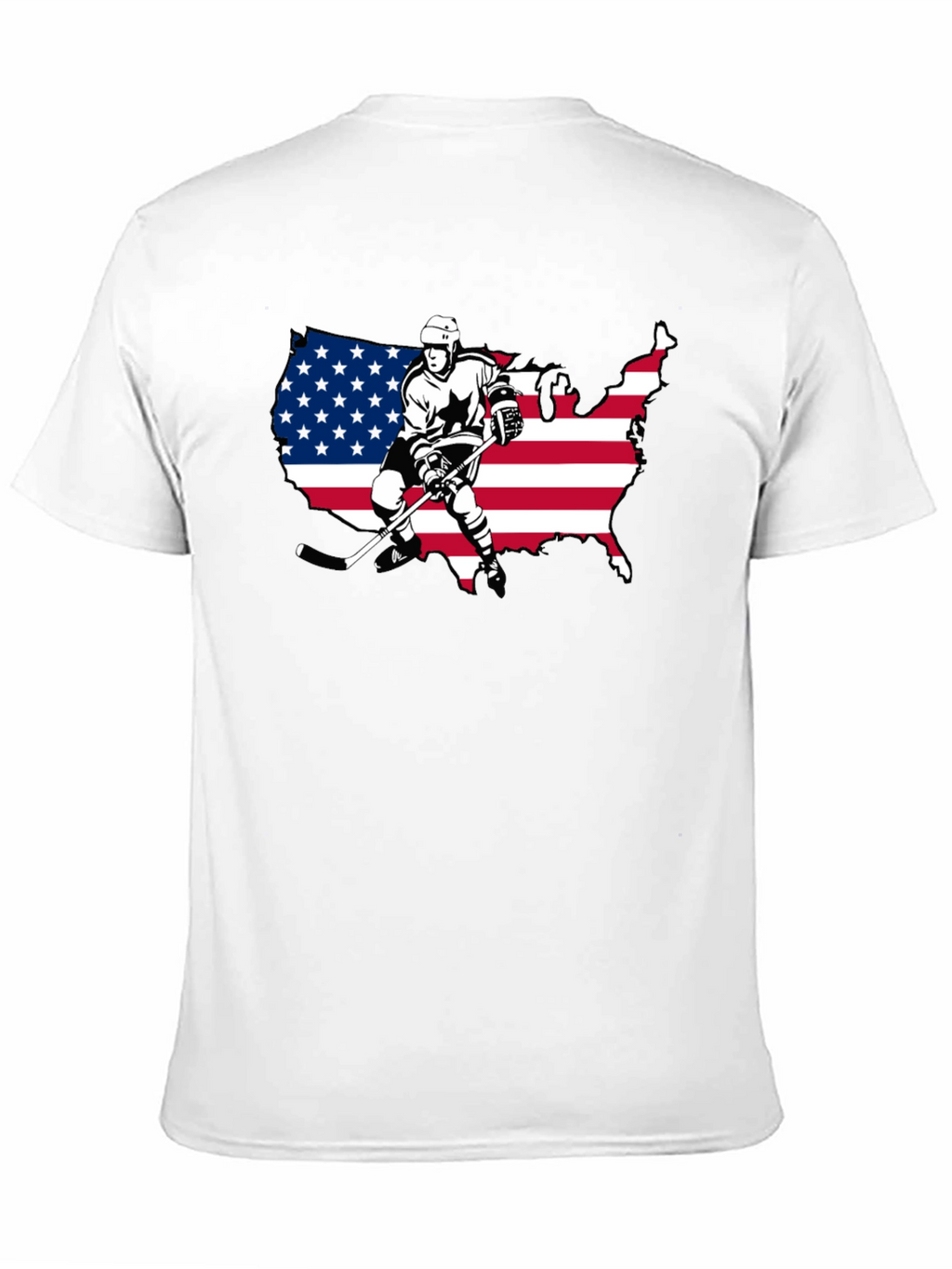 USA Hockey Graphic Tee - Patriotic Style