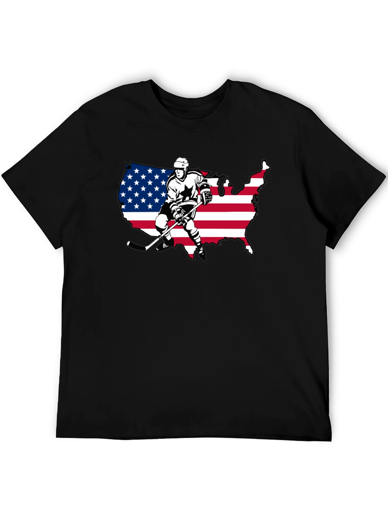 USA Hockey Graphic Tee - Patriotic Style