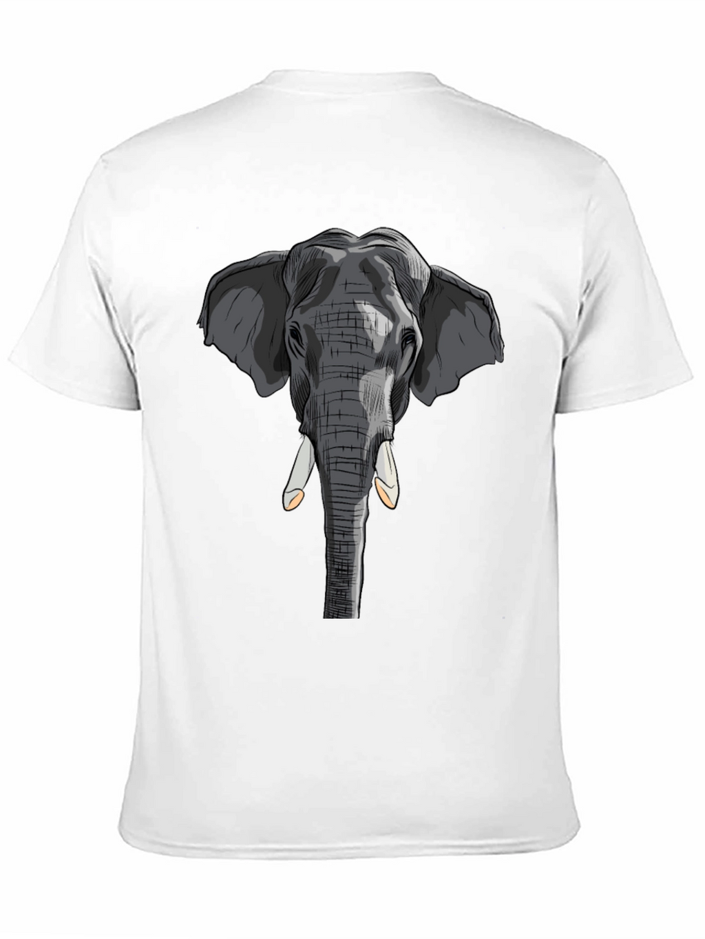 Elephant Graphic T-Shirt - Stylish Animal Print Tee