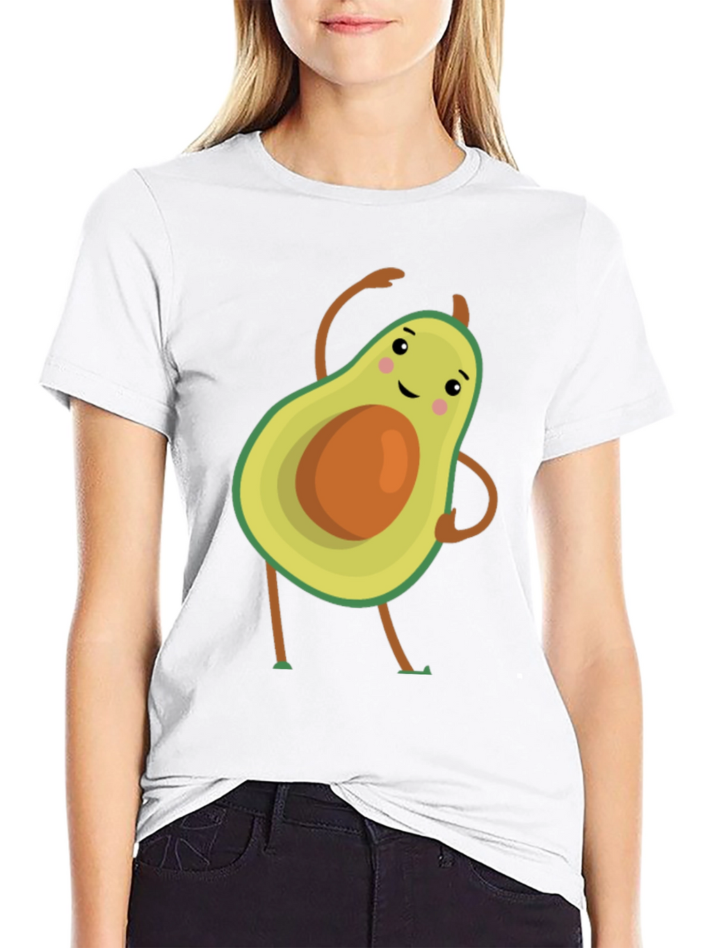 Dancing Avocado Graphic Tee - Unique Design