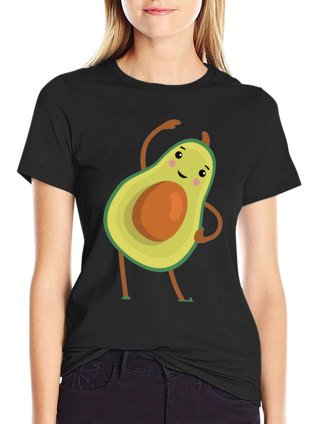 Dancing Avocado Graphic Tee - Unique Design