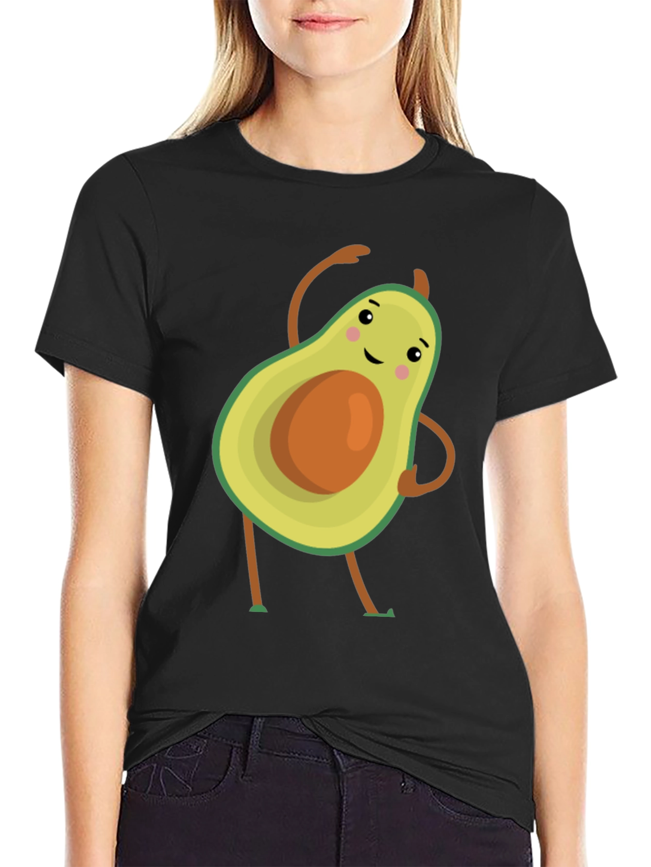 Dancing Avocado Graphic Tee - Unique Design