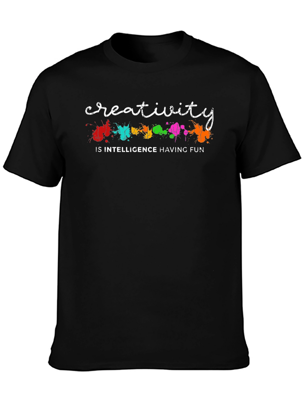 Creativity Intelligence Fun Black T-Shirt