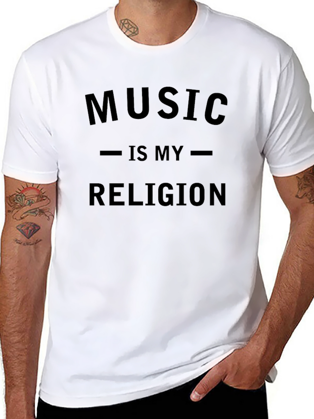 Music Is My Religion Graphic Tee