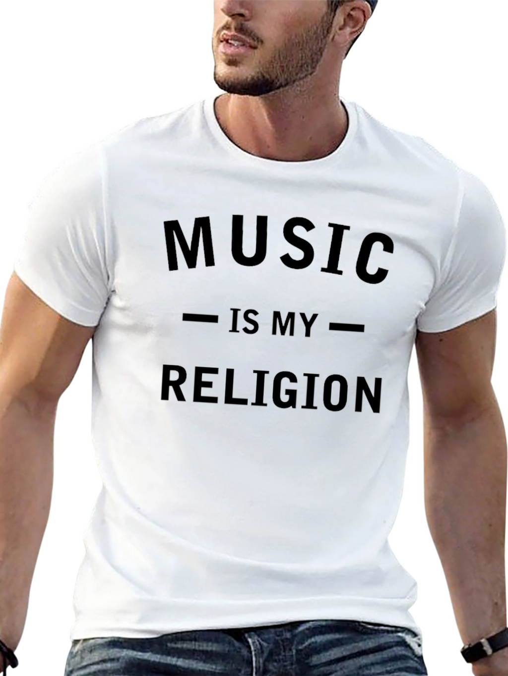 Music Is My Religion Graphic Tee