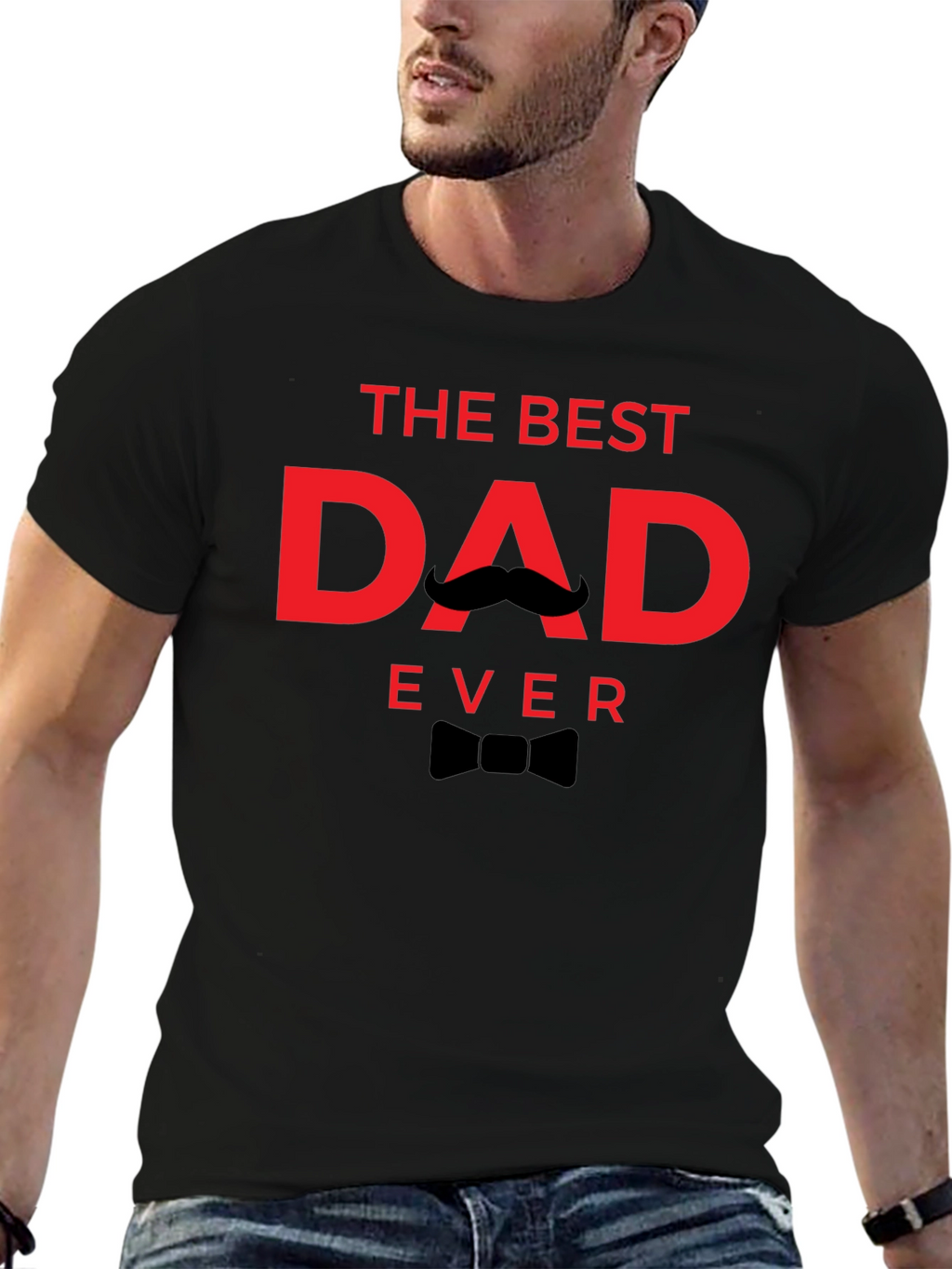 The Best Dad Ever Black T-Shirt