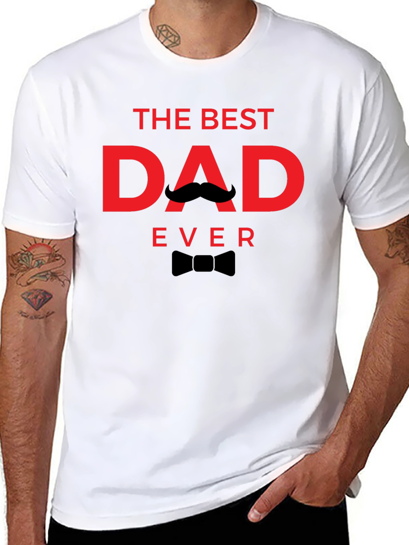 The Best Dad Ever Black T-Shirt