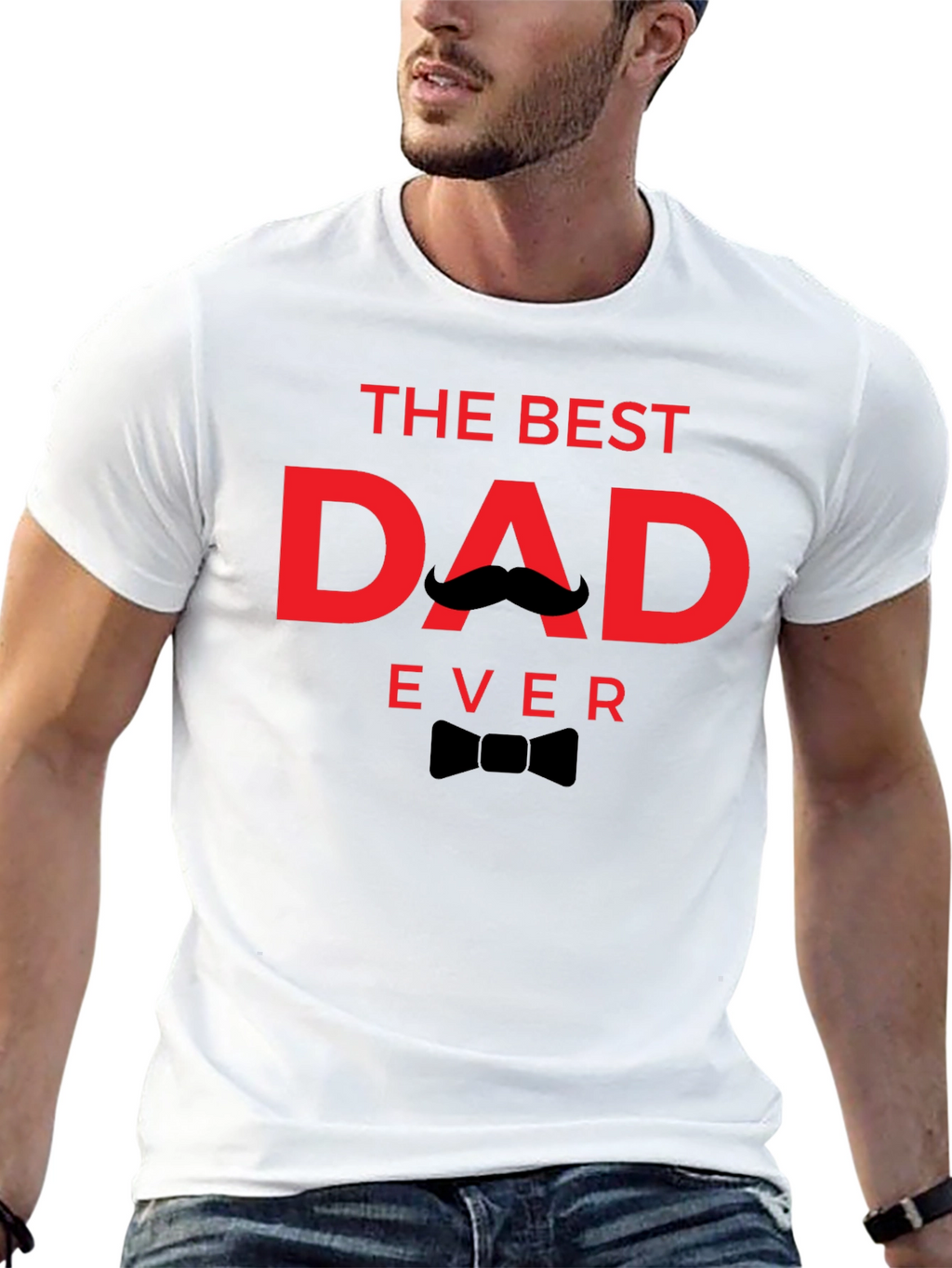The Best Dad Ever Black T-Shirt