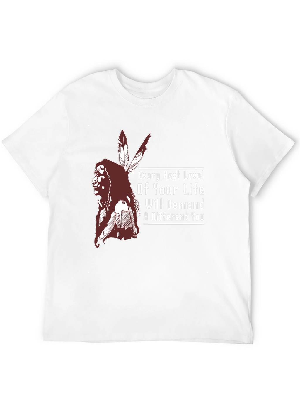 Inspirational T-Shirt: Native American Chief Design