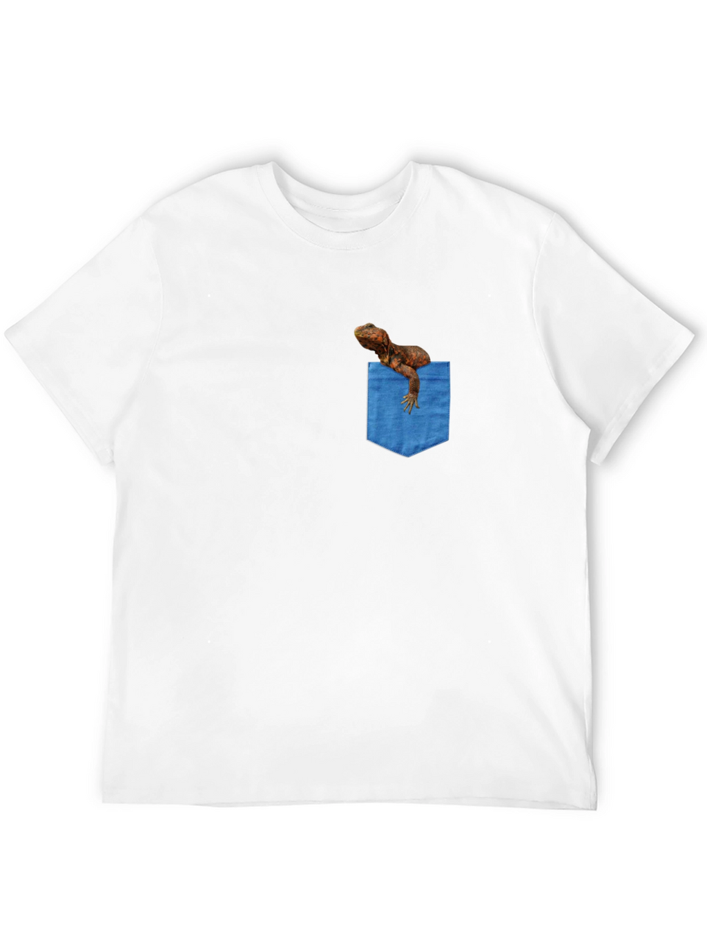 Bearded Dragon Pocket Tee - Novelty Graphic T-Shirt