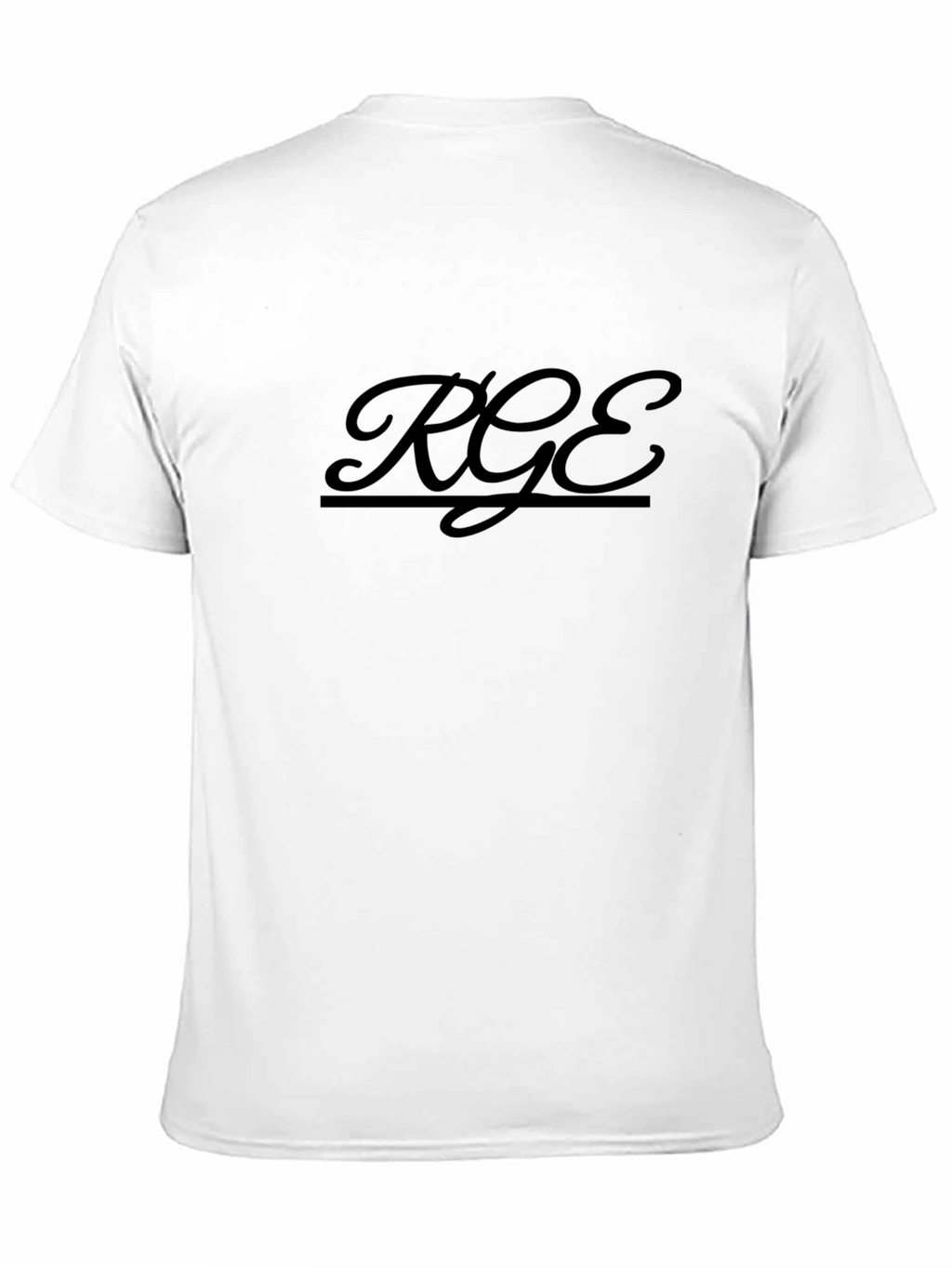 Stylish Black RGE Graphic Tee - Casual Comfort