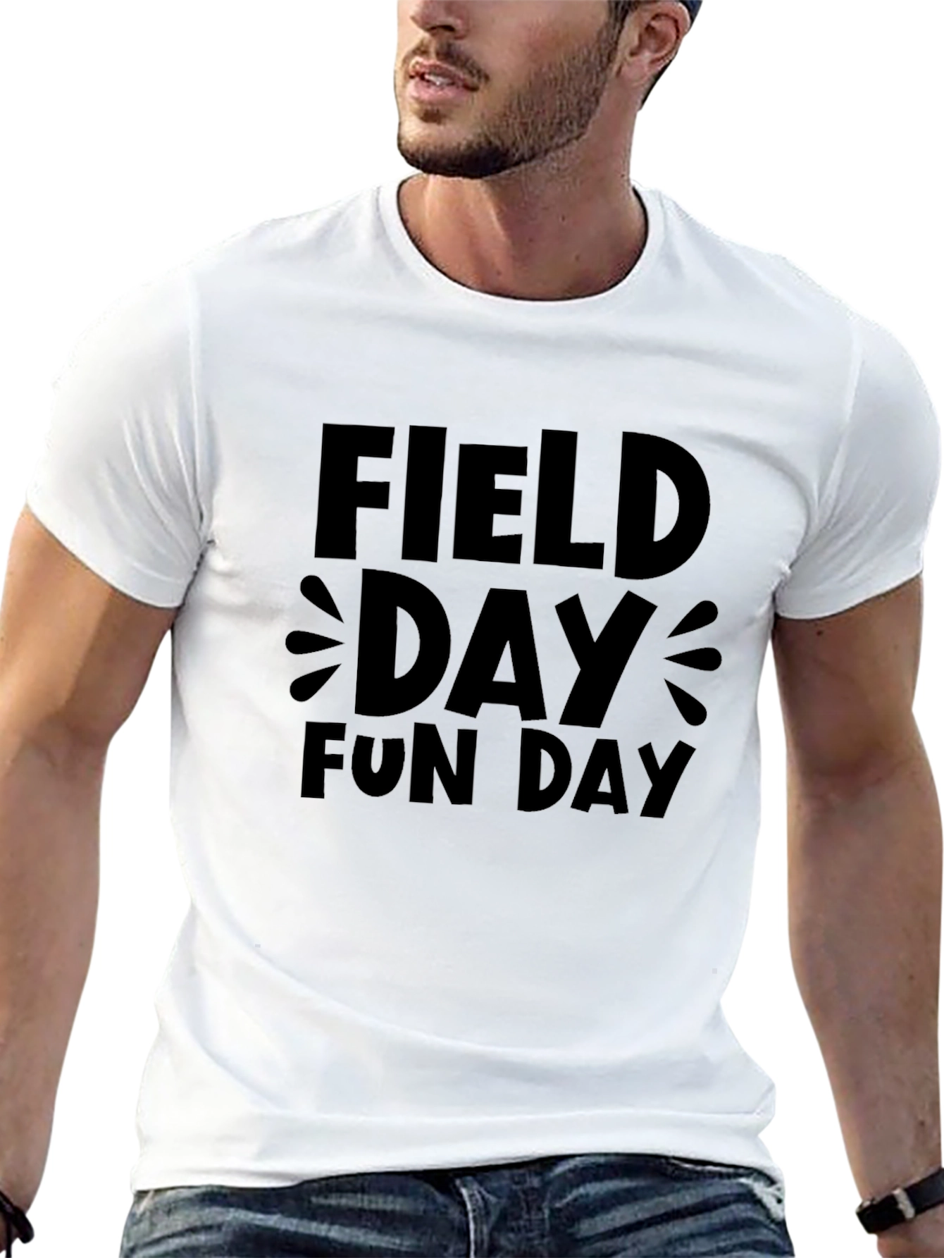 Field Day Fun Day Black T-Shirt