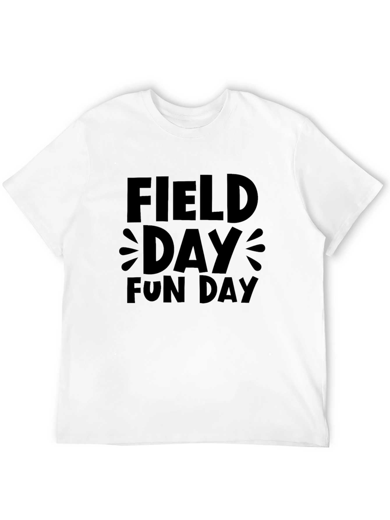 Field Day Fun Day Black T-Shirt