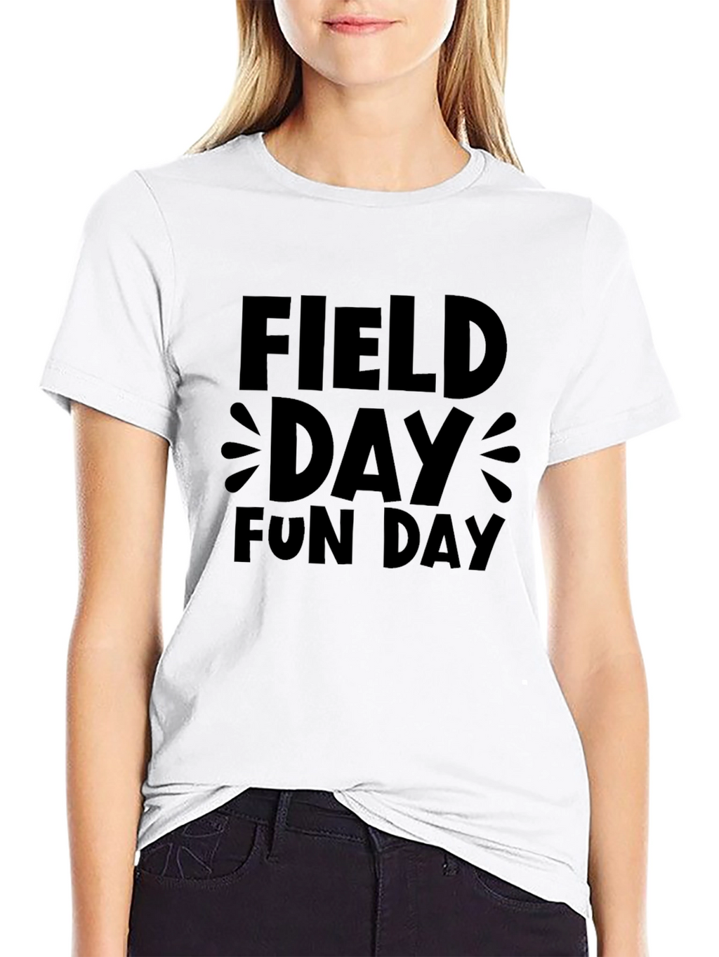 Field Day Fun Day Black T-Shirt