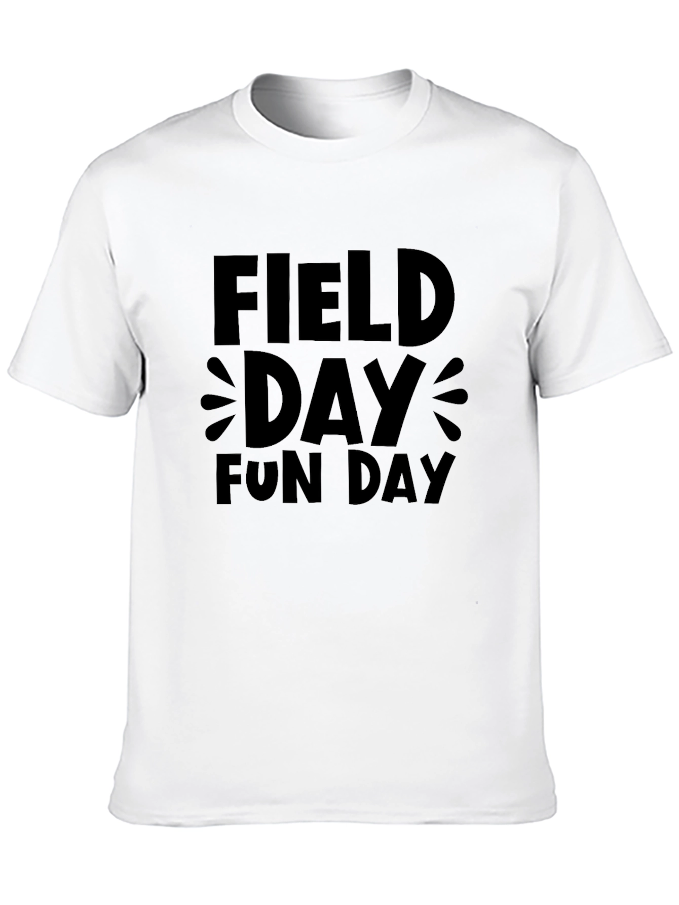 Field Day Fun Day Black T-Shirt