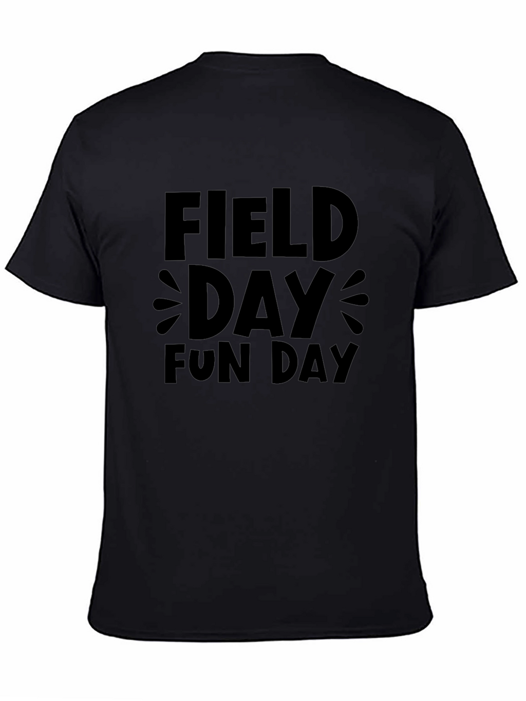 Field Day Fun Day Black T-Shirt