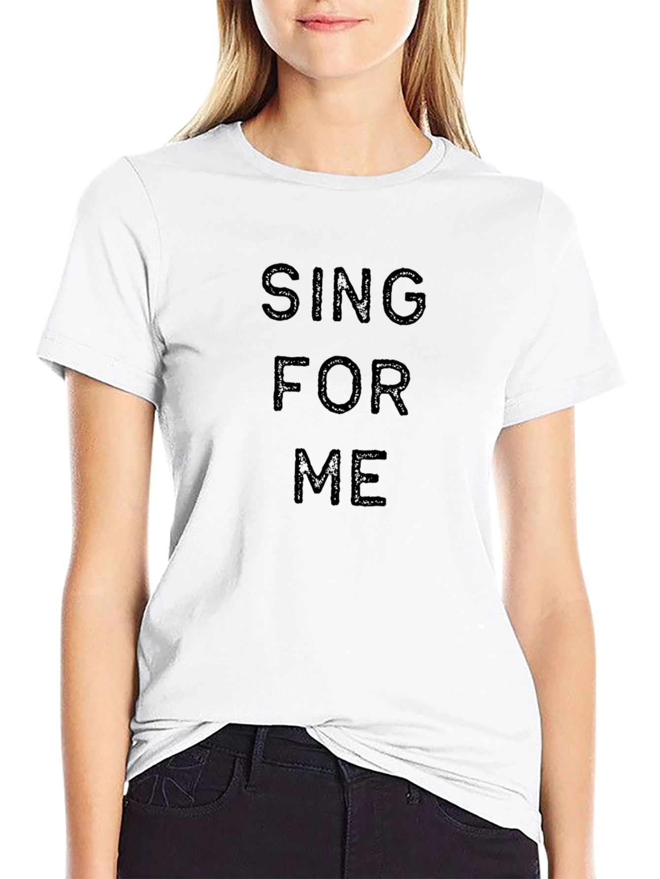 Sing For Me Black Graphic Tee