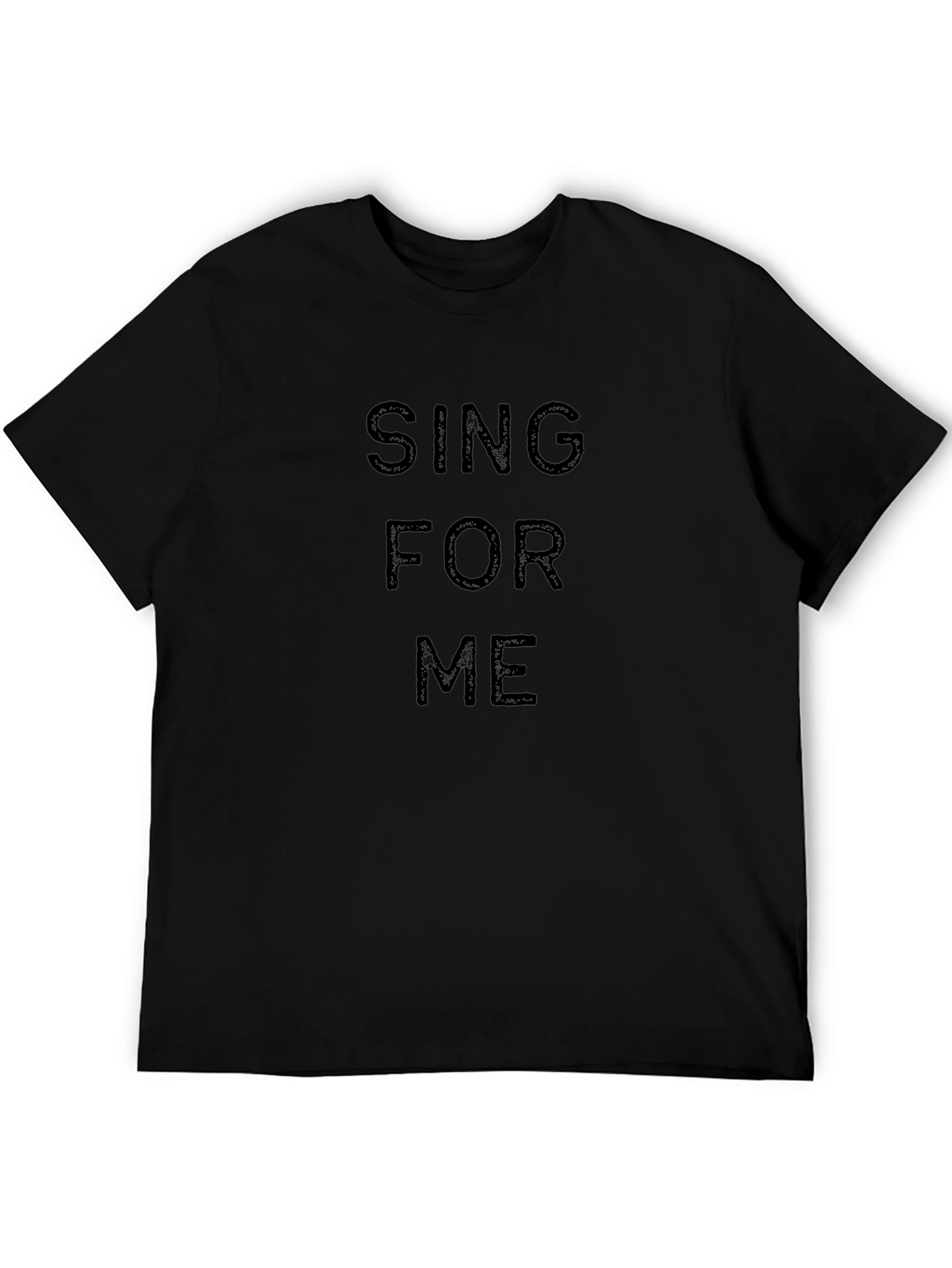 Sing For Me Black Graphic Tee