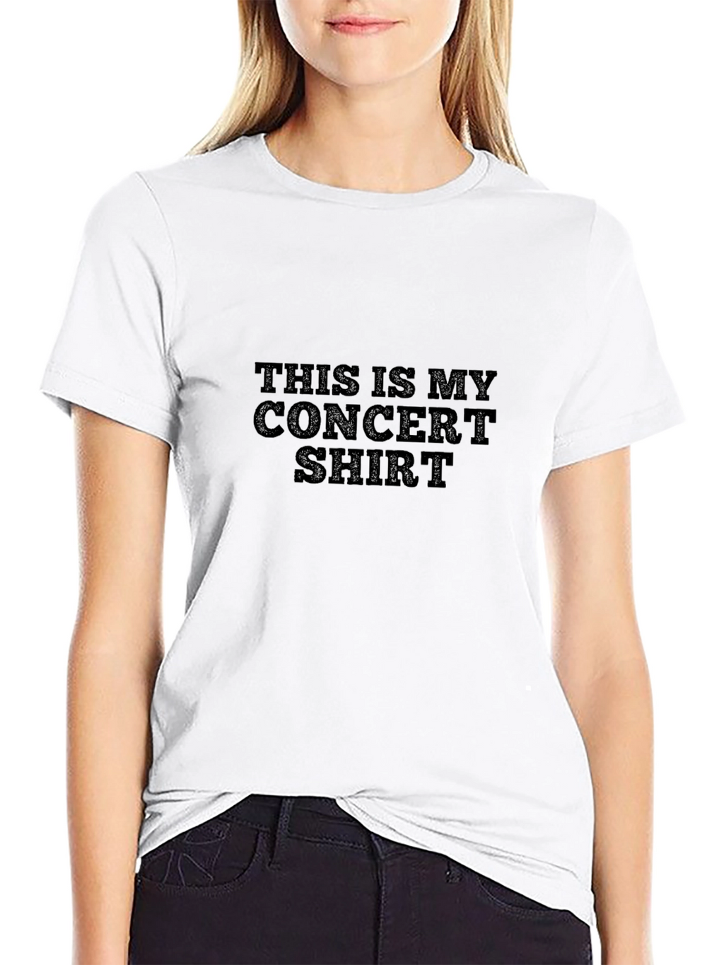 This is My Concert Shirt - Black Crewneck Tee