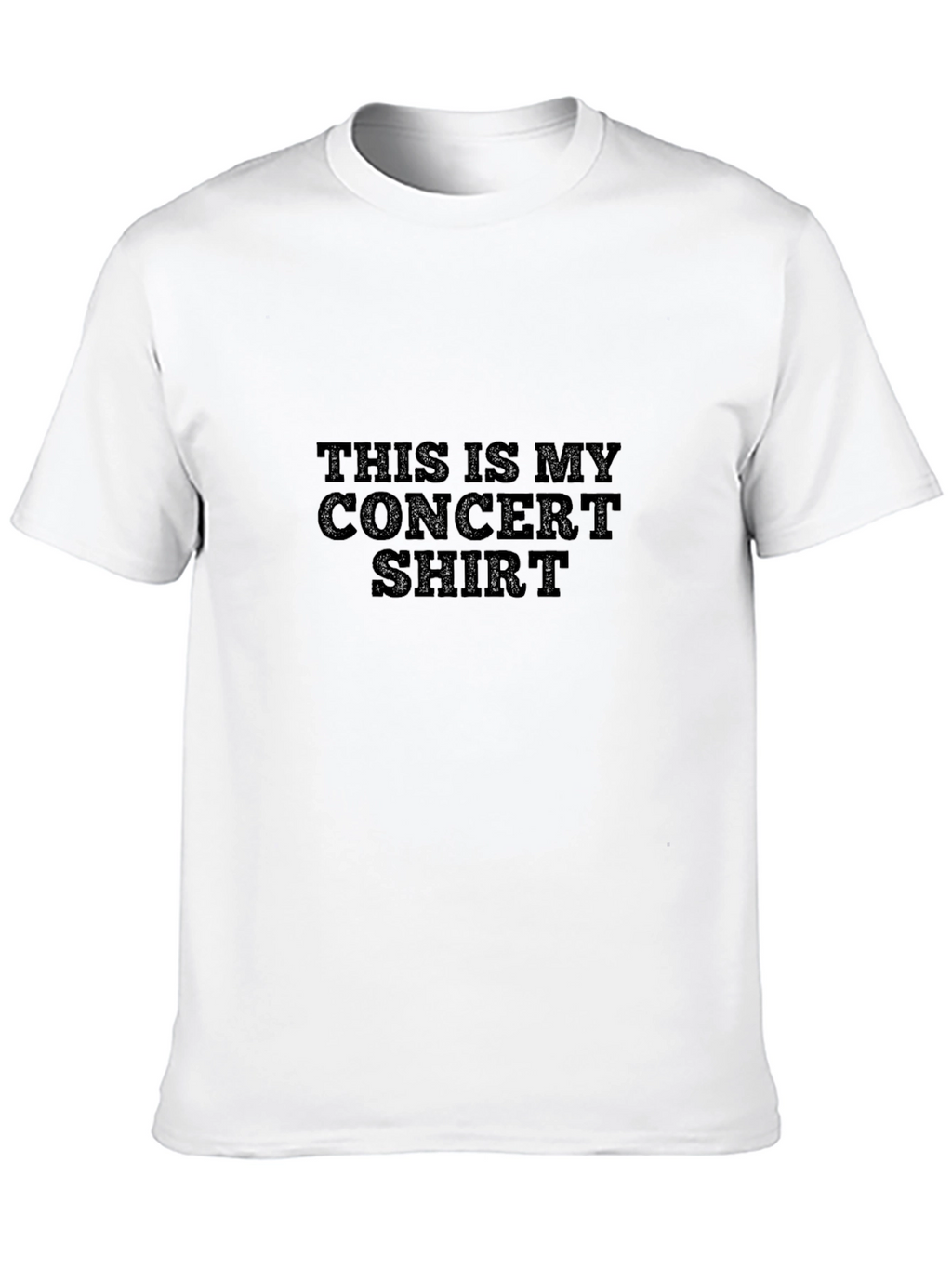 This is My Concert Shirt - Black Crewneck Tee