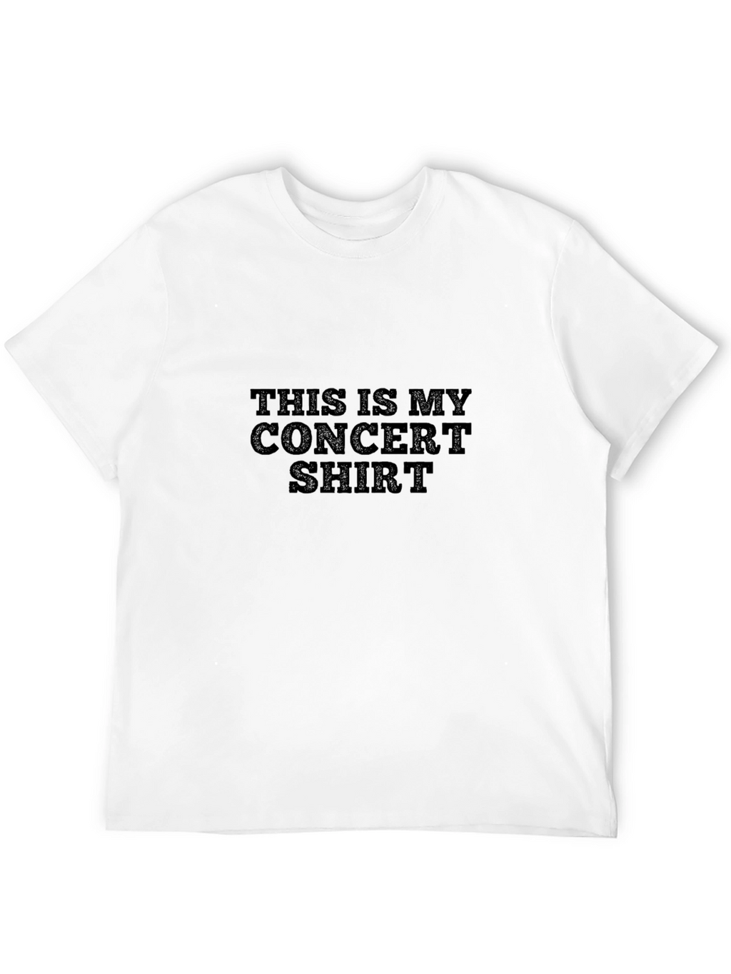 This is My Concert Shirt - Black Crewneck Tee