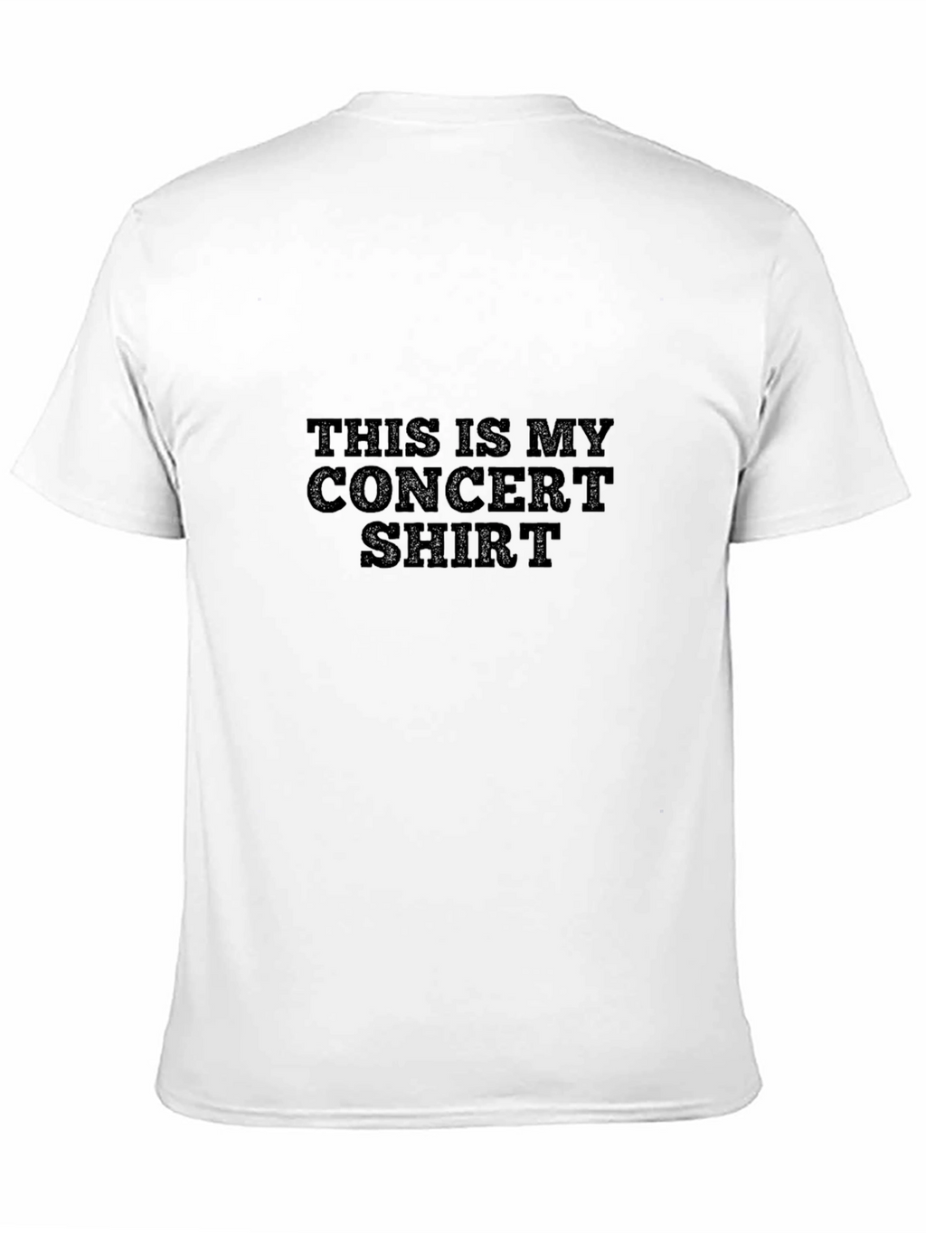 This is My Concert Shirt - Black Crewneck Tee