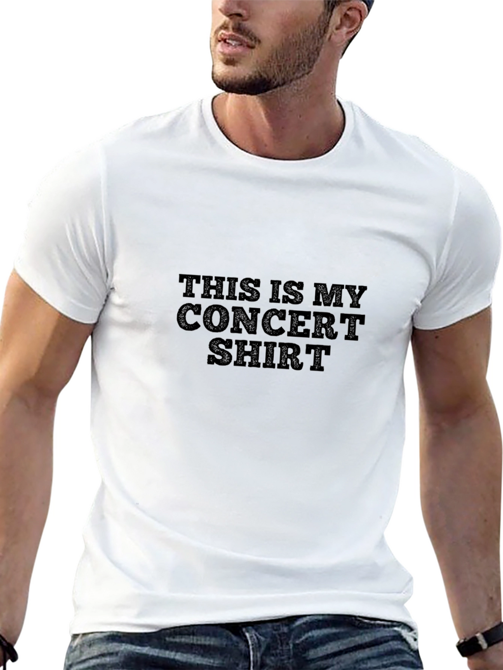 This is My Concert Shirt - Black Crewneck Tee