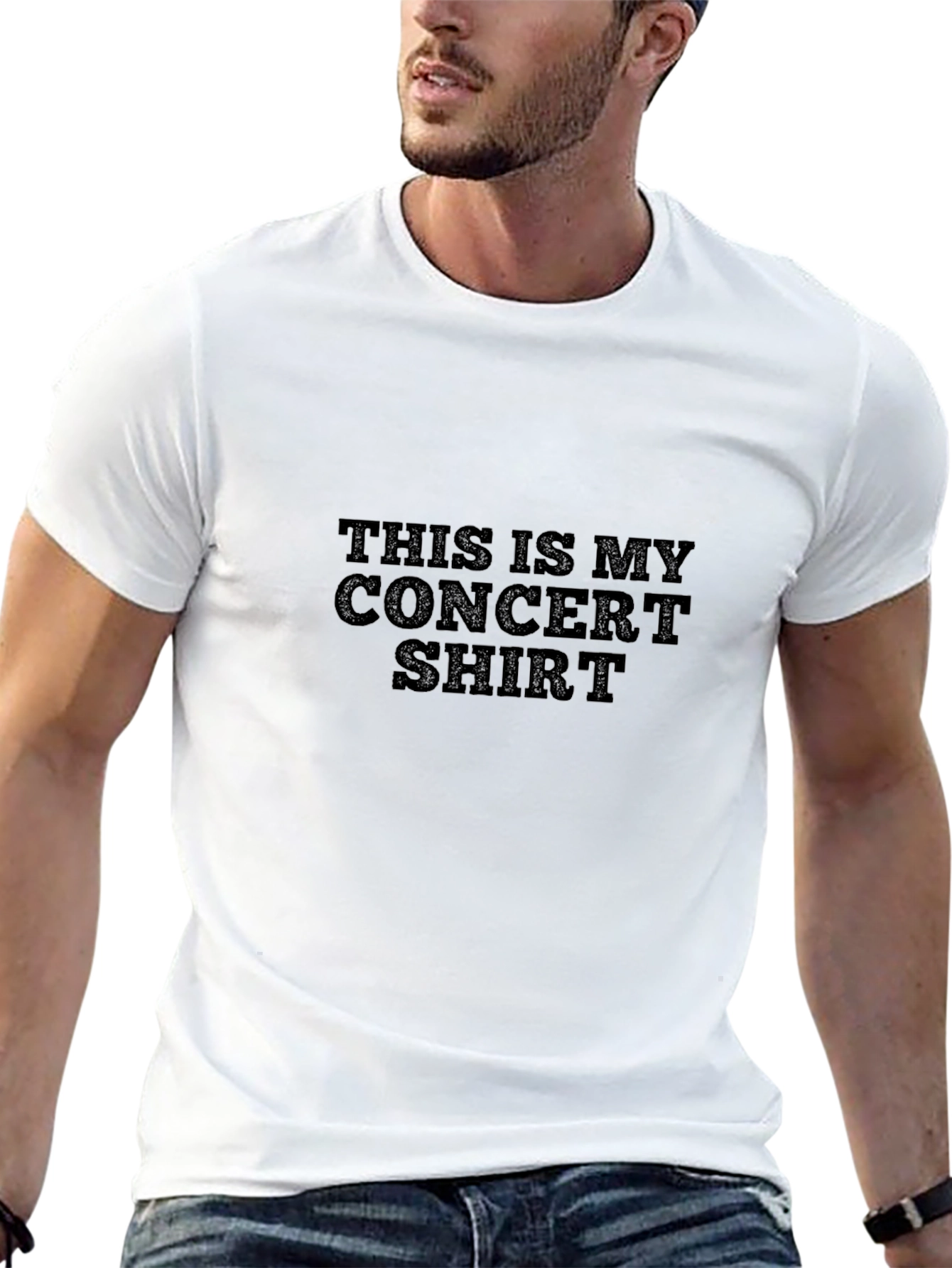 This is My Concert Shirt - Black Crewneck Tee