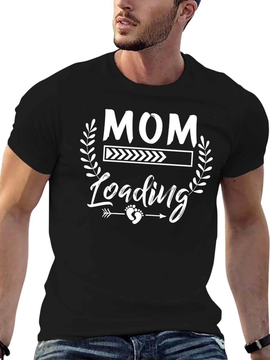 Mom Loading Pregnancy Announcement T-Shirt