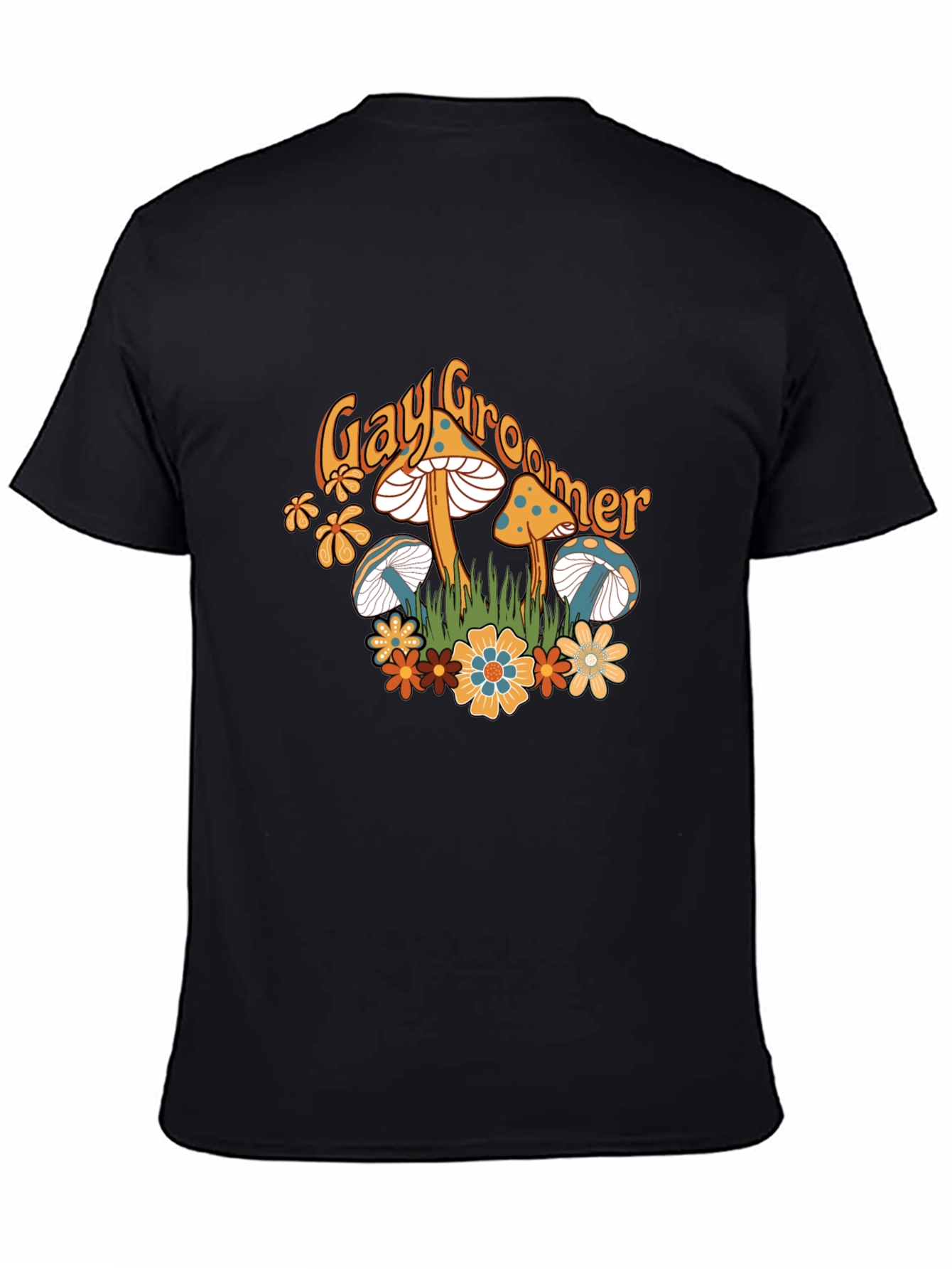 Mushroom Tee - Gay Groomer Graphic T-Shirt