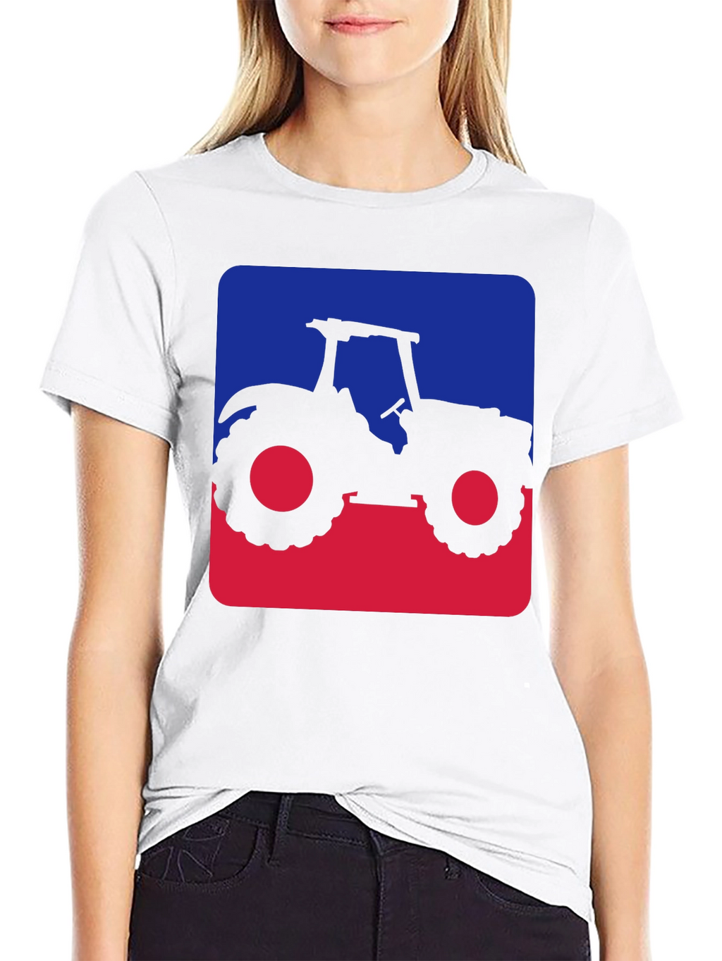 Tractor Silhouette Graphic Tee - Farm Life Style