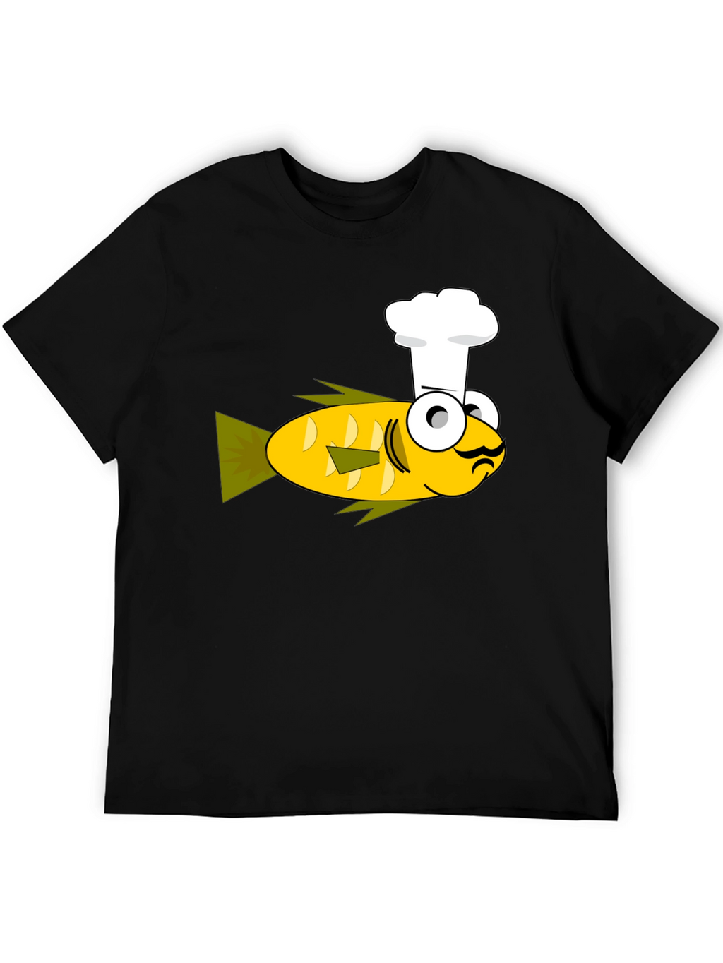 Chef Fish Graphic T-Shirt - Unique Design