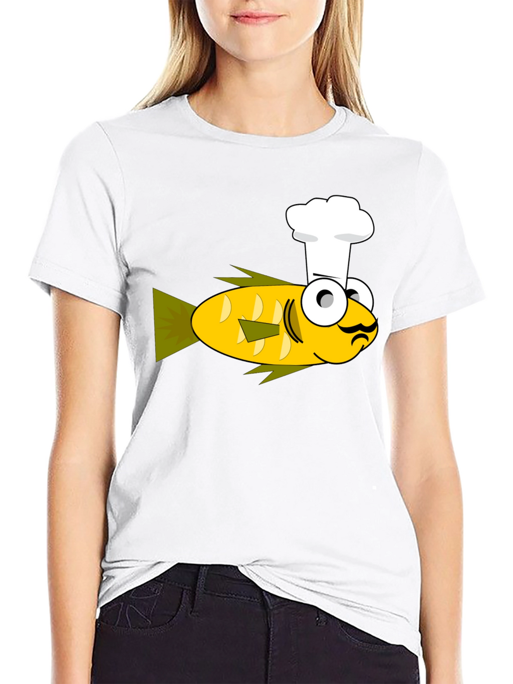 Chef Fish Graphic T-Shirt - Unique Design
