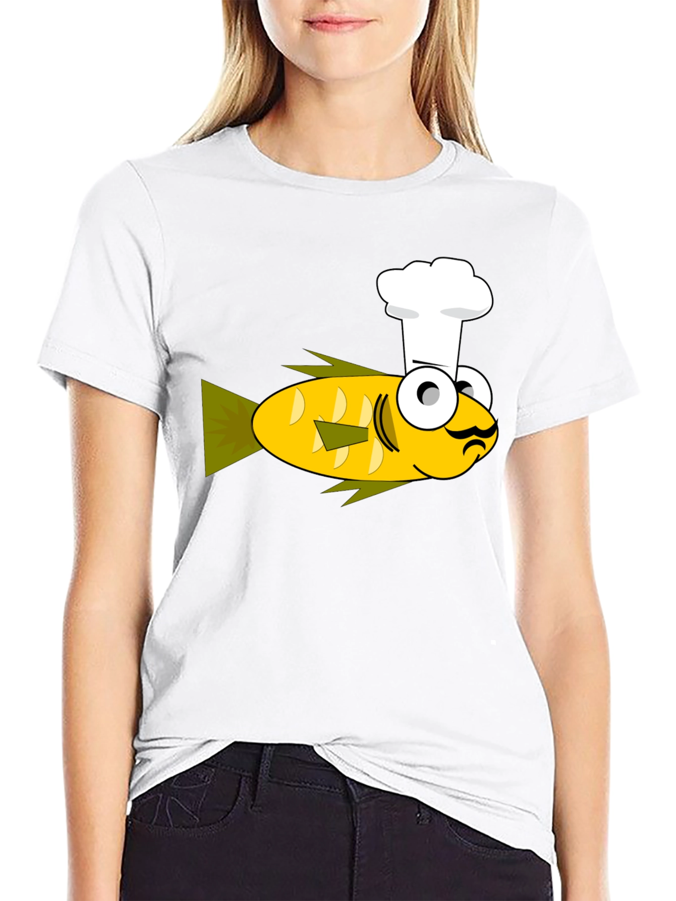 Chef Fish Graphic T-Shirt - Unique Design