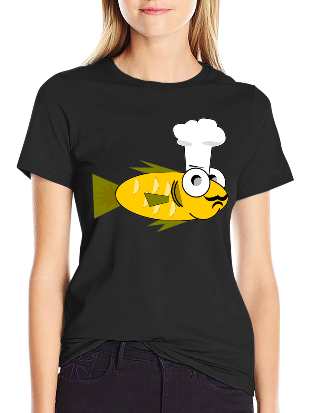 Chef Fish Graphic T-Shirt - Unique Design